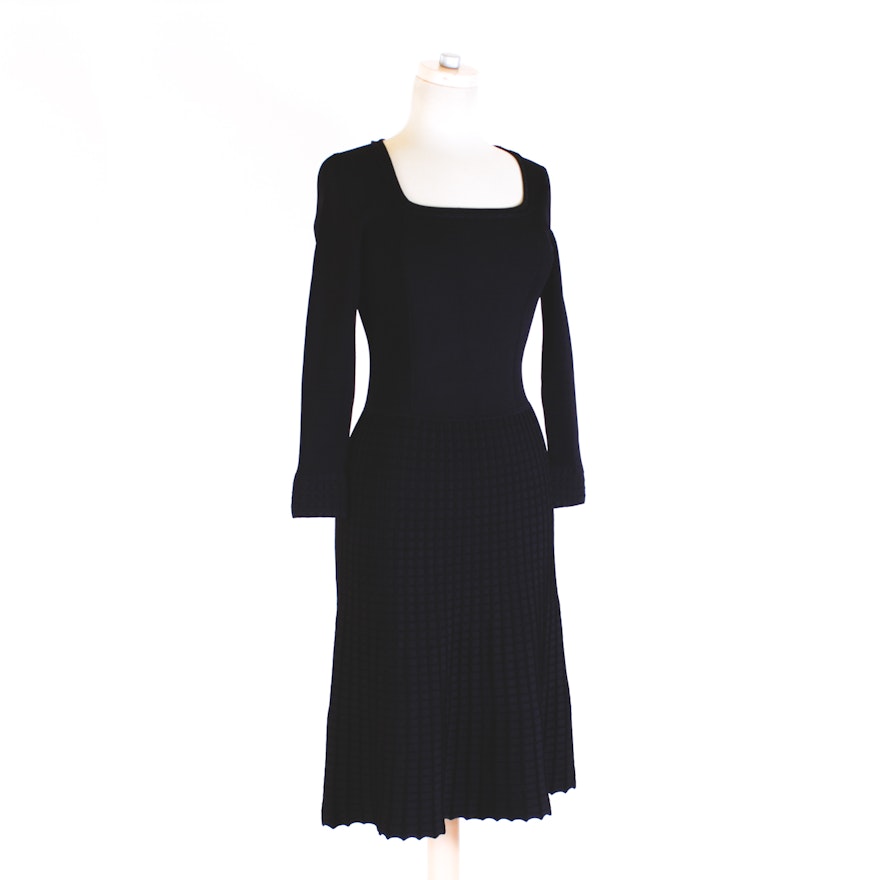 Tory Burch Black Knit Dress