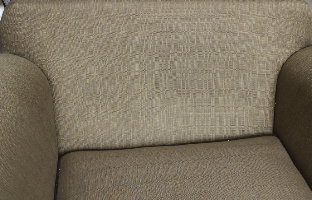 Linen Upholstered Lounge Chair