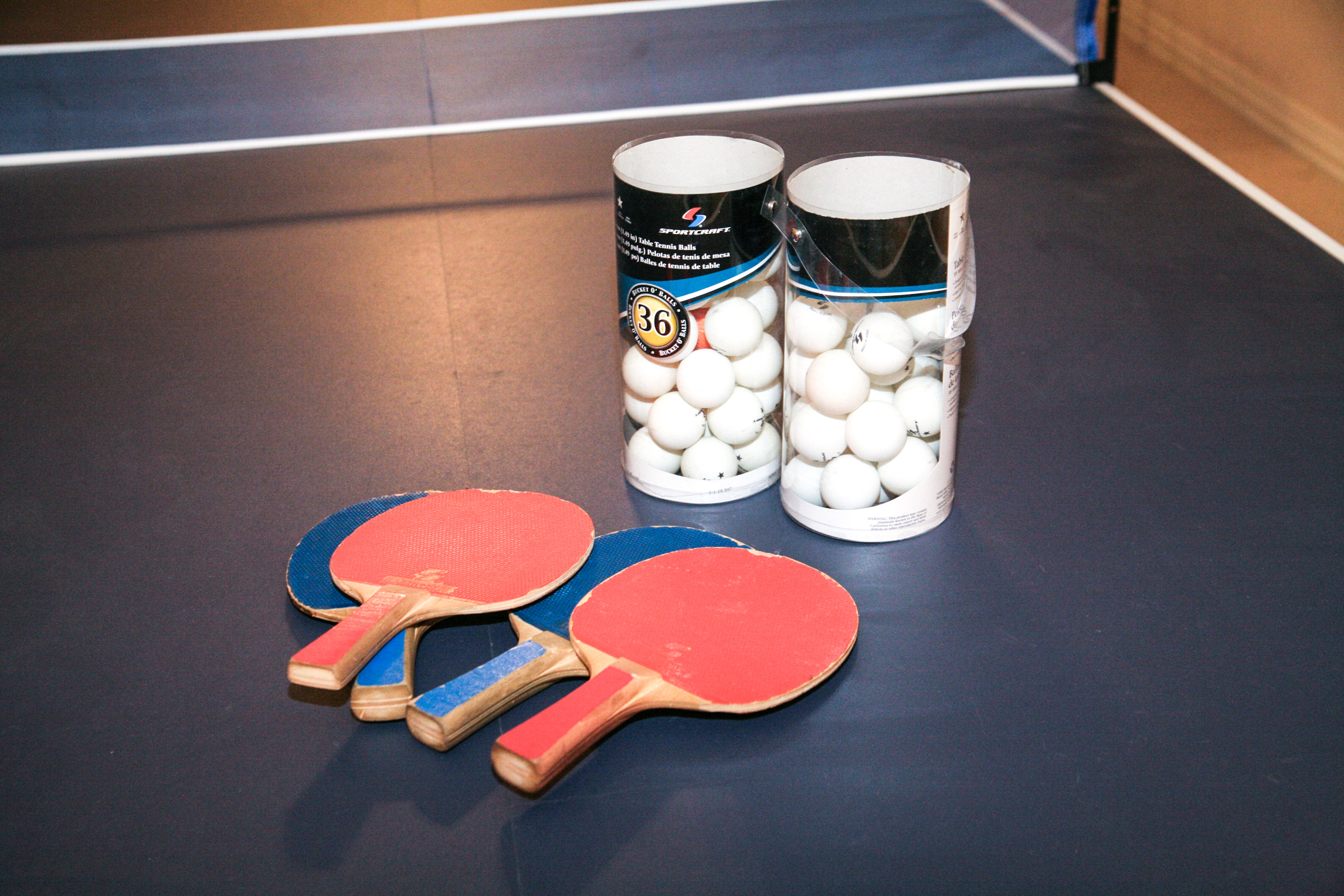 Sportcraft Ping Pong Table and Accessories