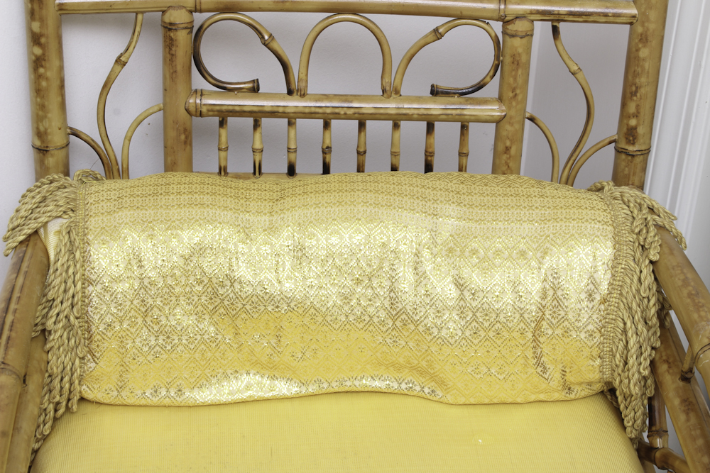 Vintage Brighton Pavilion Style Bamboo Armchair