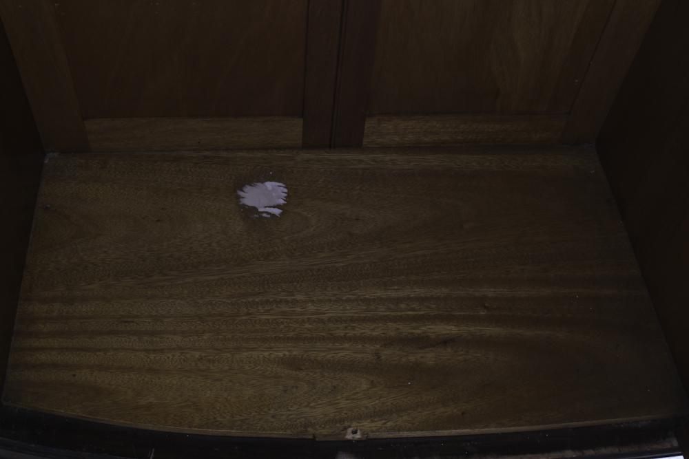 Antique Edwardian Burled Veneer Armoire