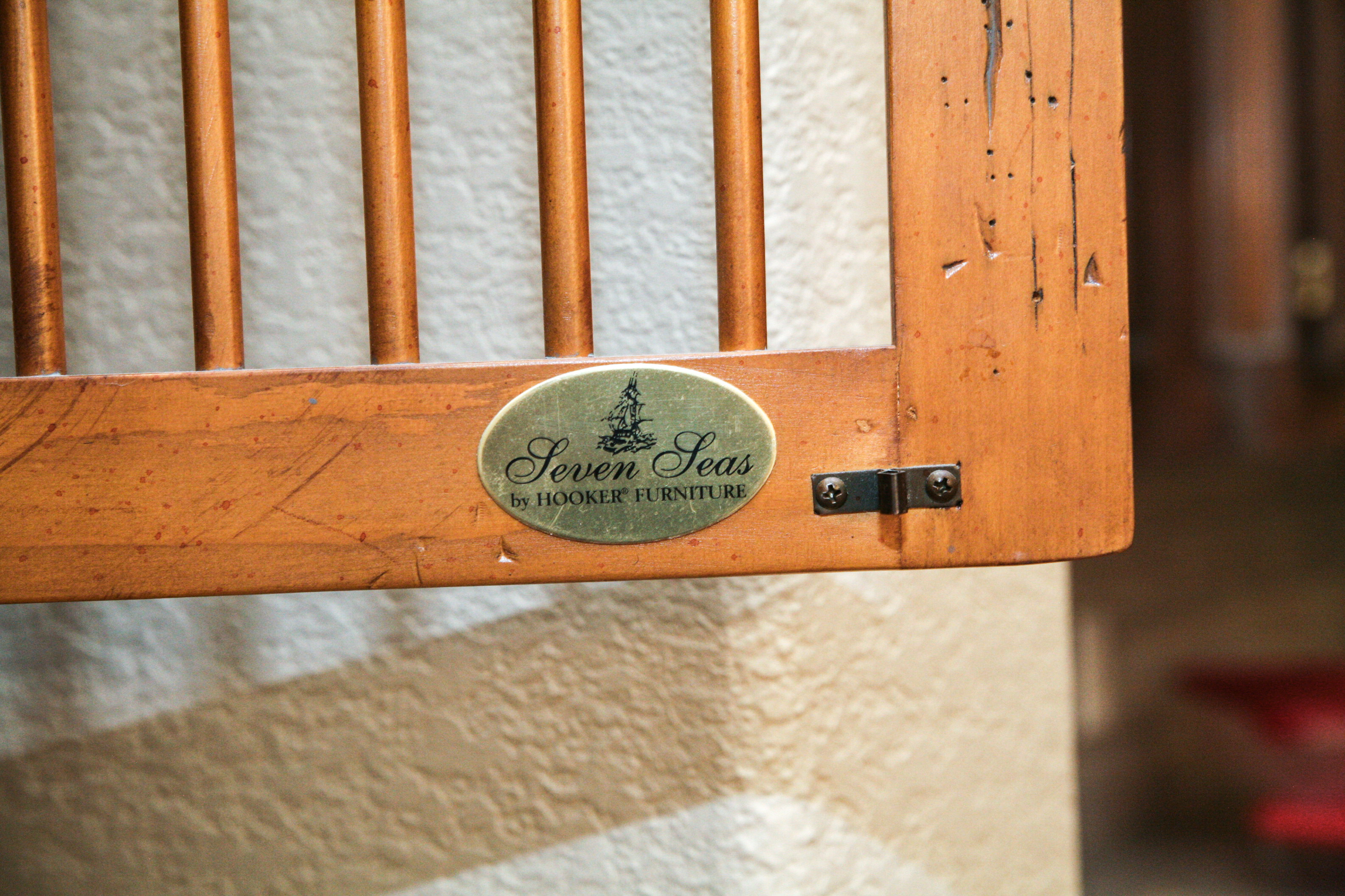 Hooker English Style Hutch-on-Table