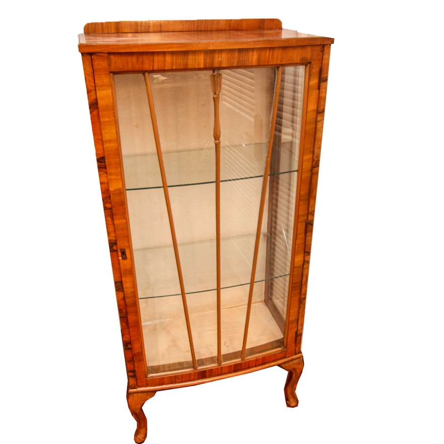 English Art Deco Display Cabinet