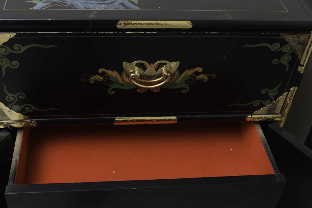 Vintage Chinese Lacquered Cabinet