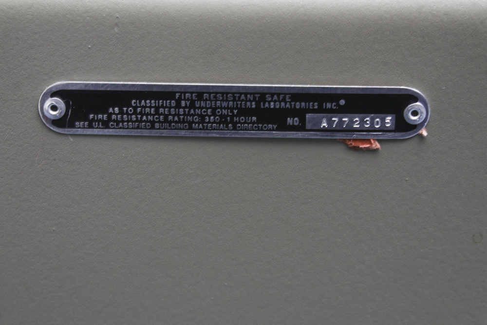 Vintage Sentry Fire Resistant Combination Safe