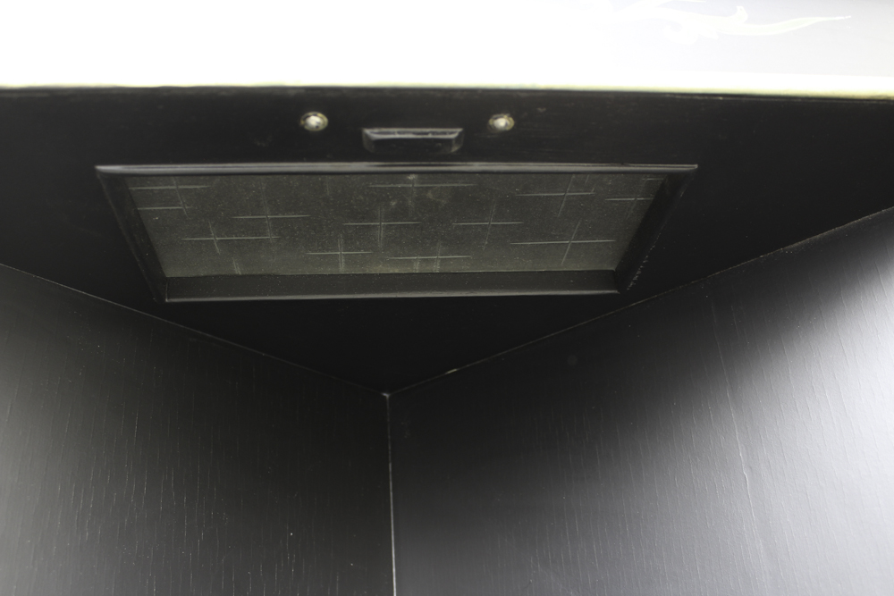 Chinoiserie Decorated Corner Display Cabinet