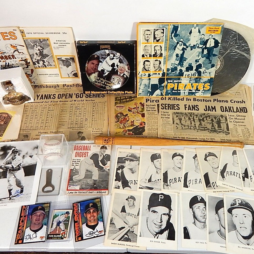 Pittsburgh Pirates Collectibles with Clemente Figure