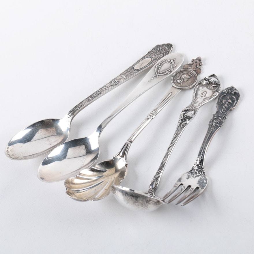 Gorham "Medallion" and Other Sterling Silver Flatware