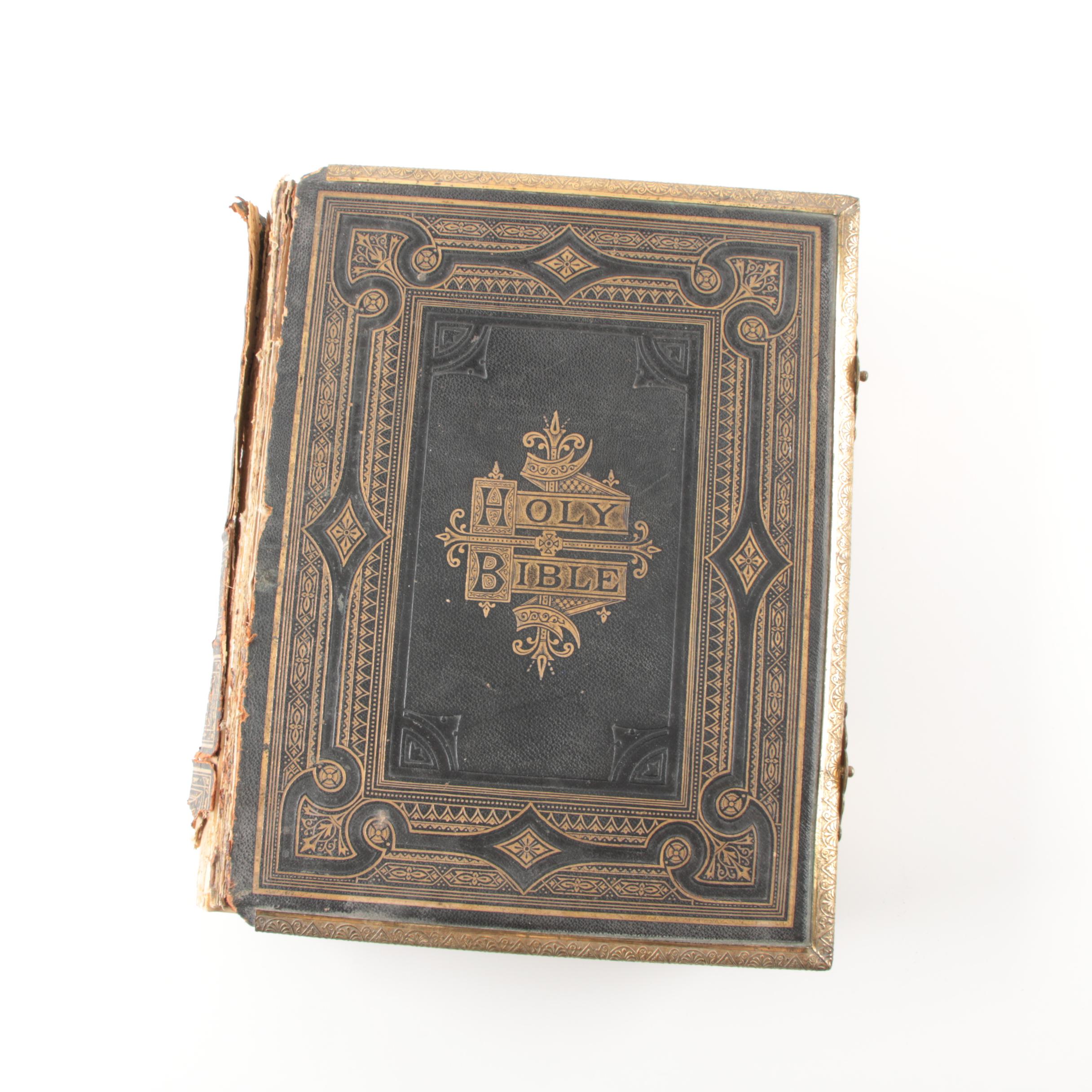 19th Century "The Self-Interpreting Family Bible"
