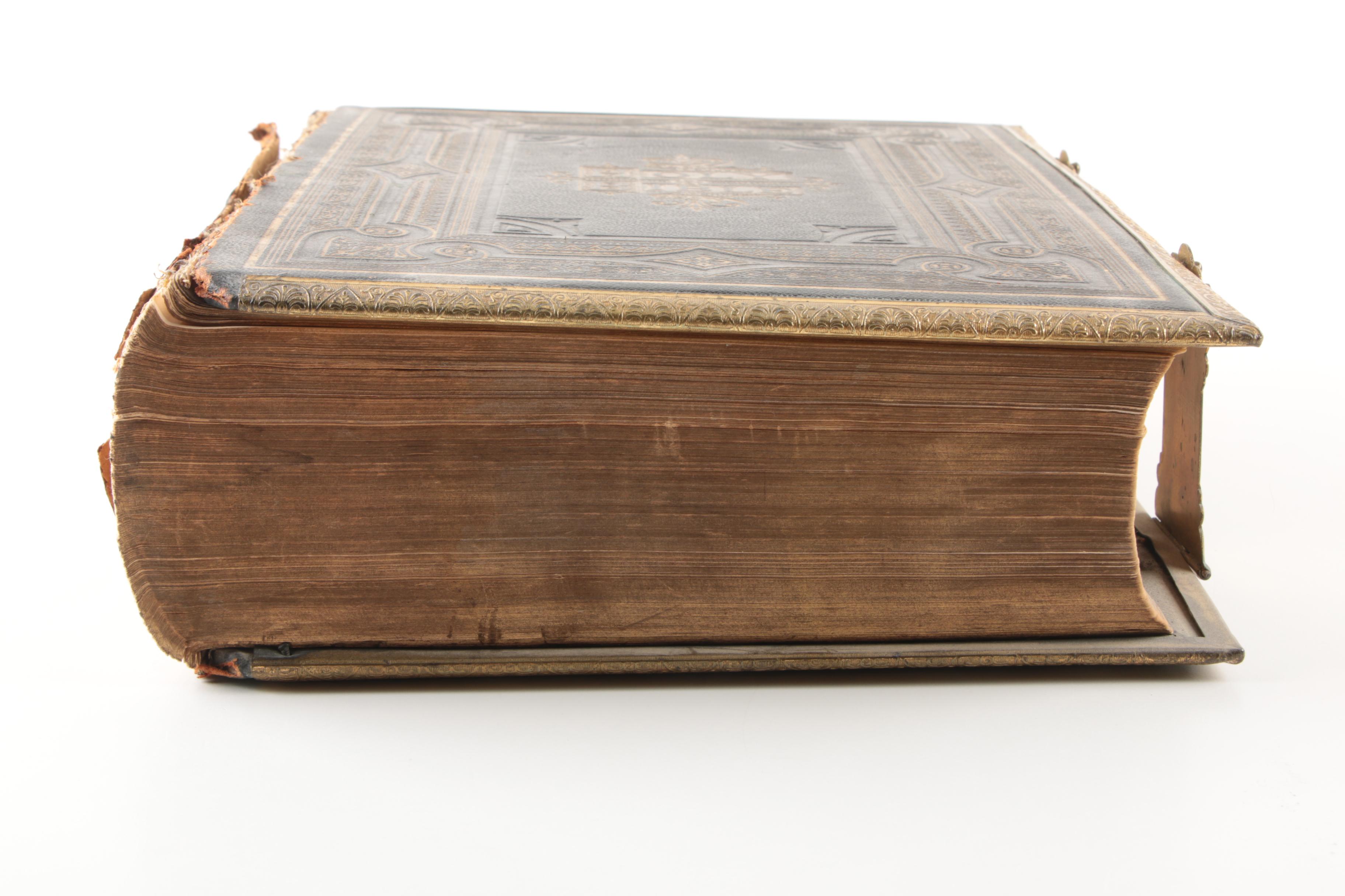 19th Century "The Self-Interpreting Family Bible"