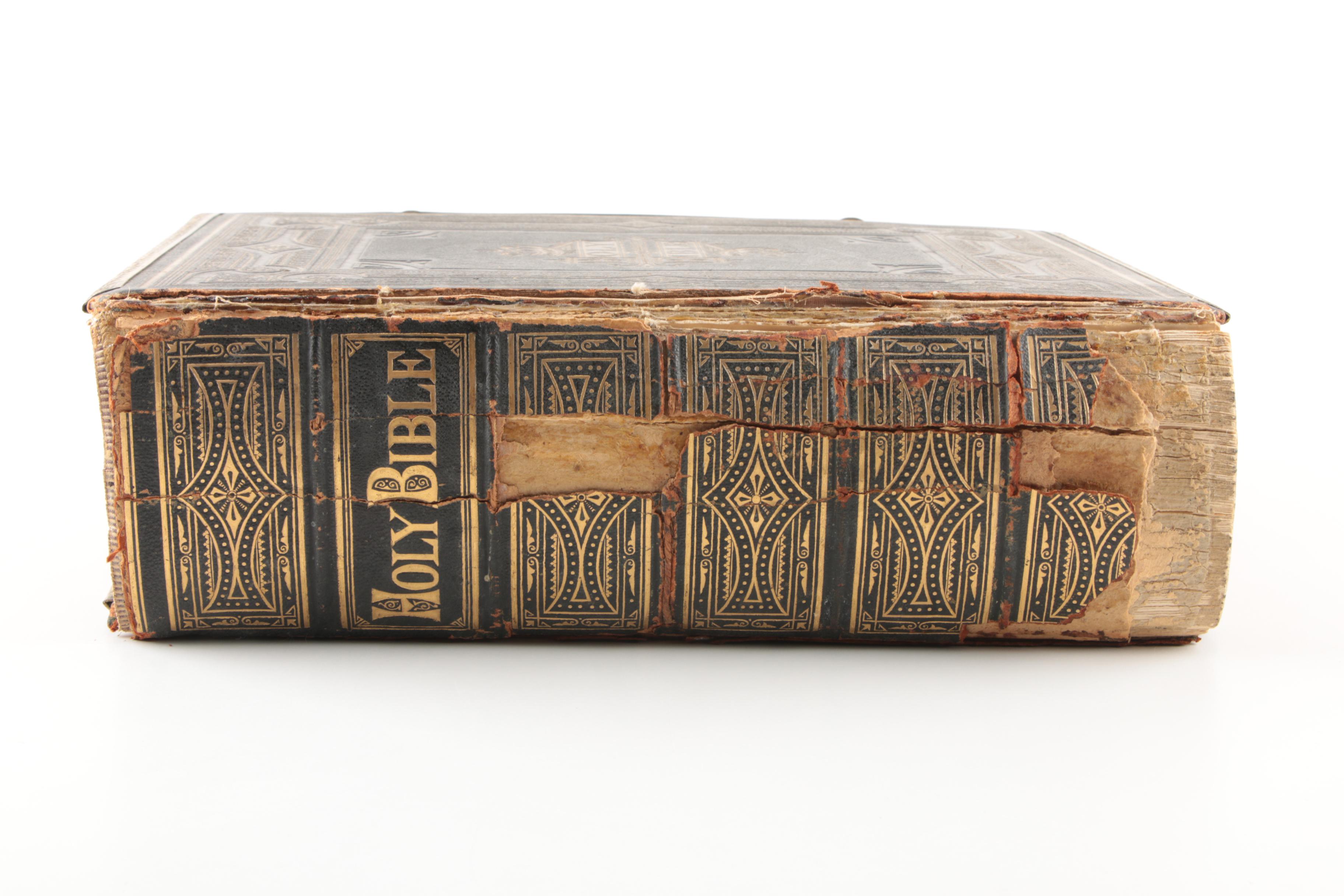 19th Century "The Self-Interpreting Family Bible"