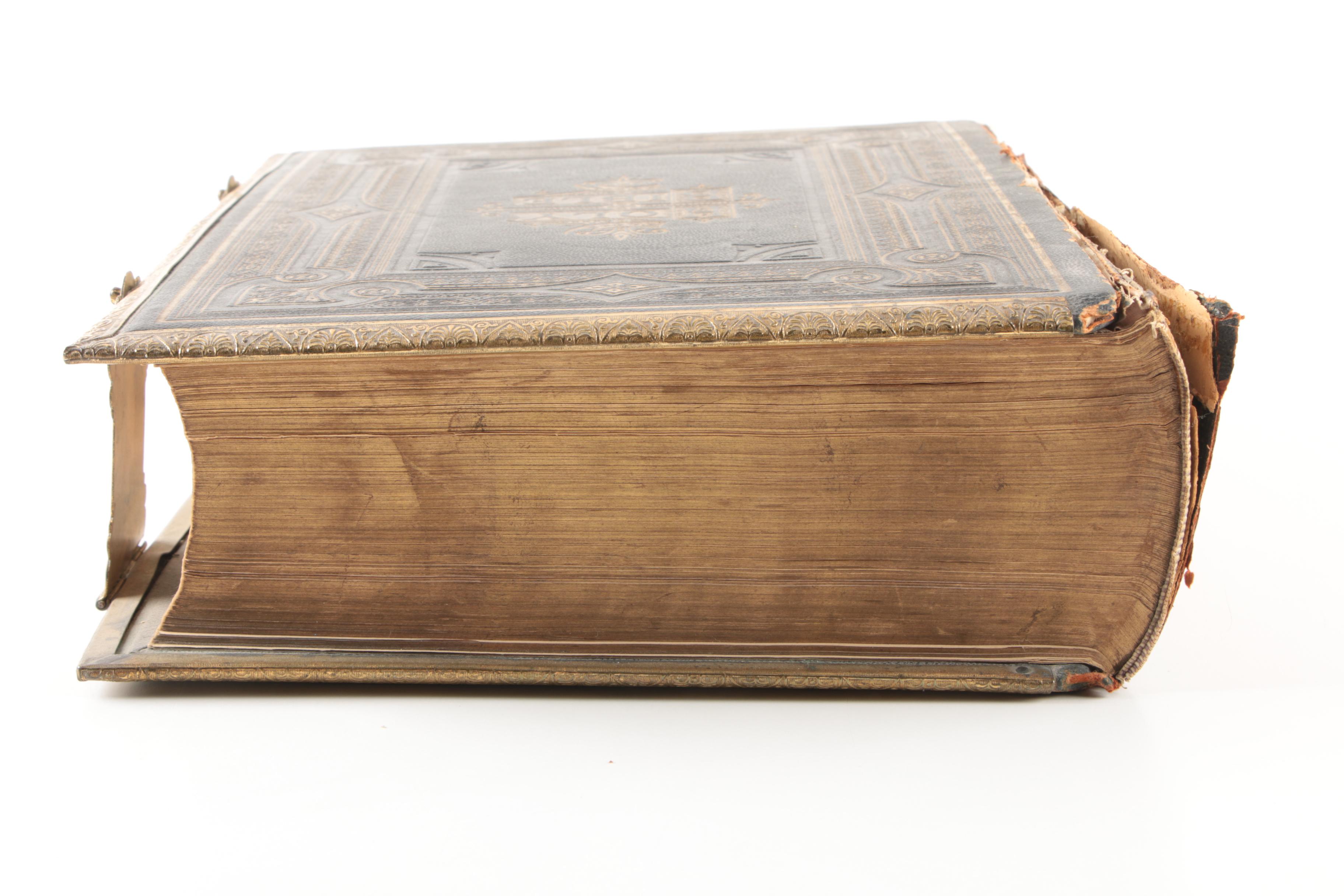 19th Century "The Self-Interpreting Family Bible"