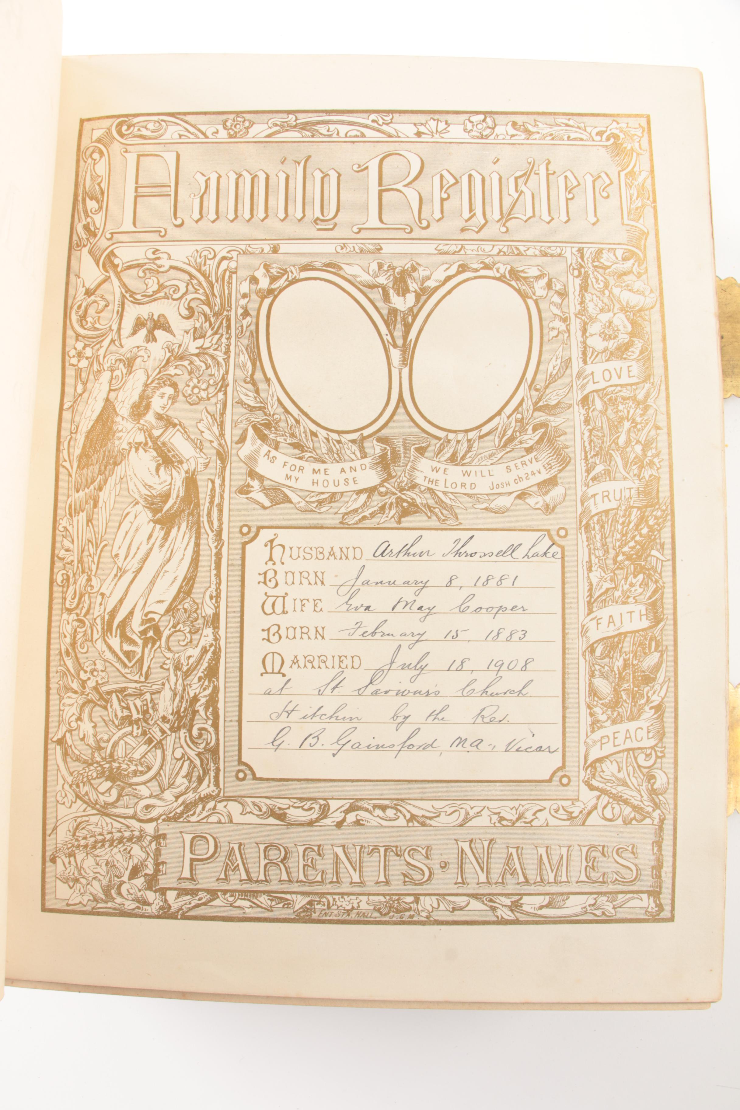 19th Century "The Self-Interpreting Family Bible"