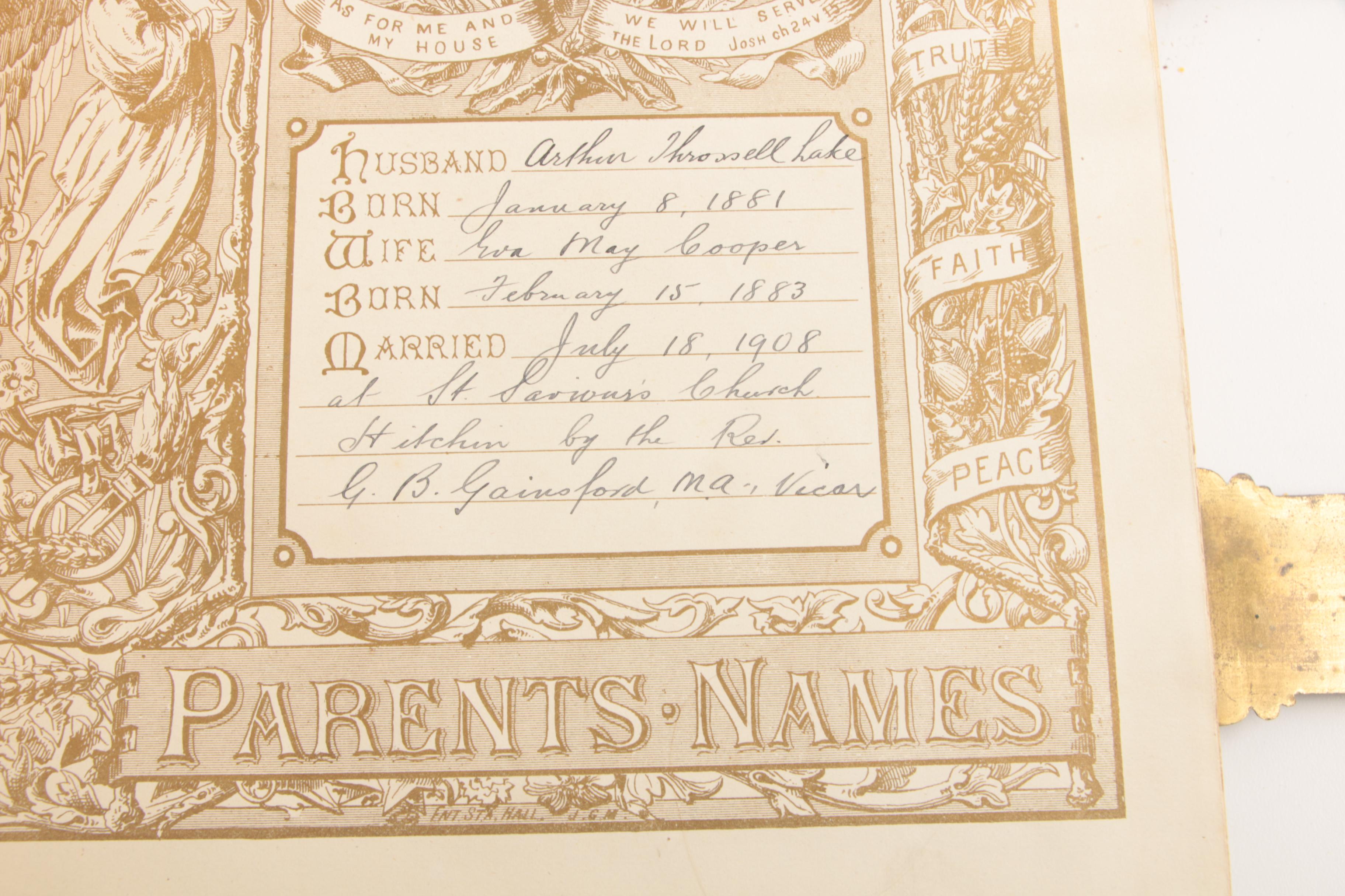 19th Century "The Self-Interpreting Family Bible"