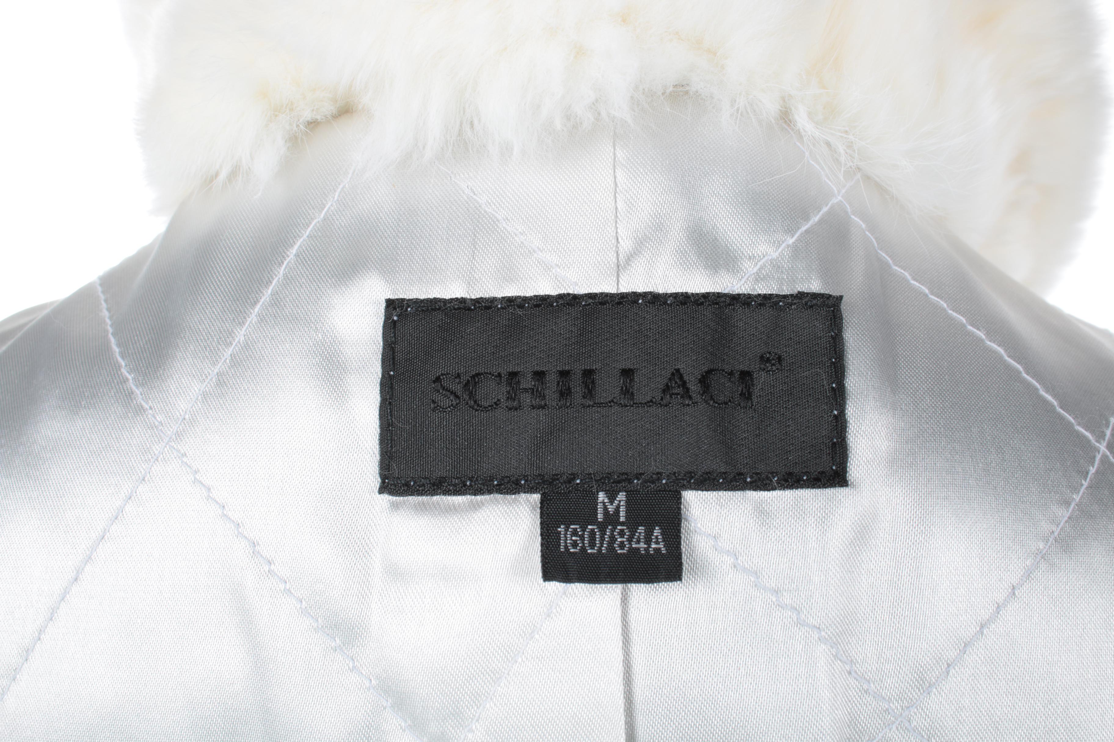 Women's Schillaci and Pow Wow Brand Coats with Rabbit Fur Trim