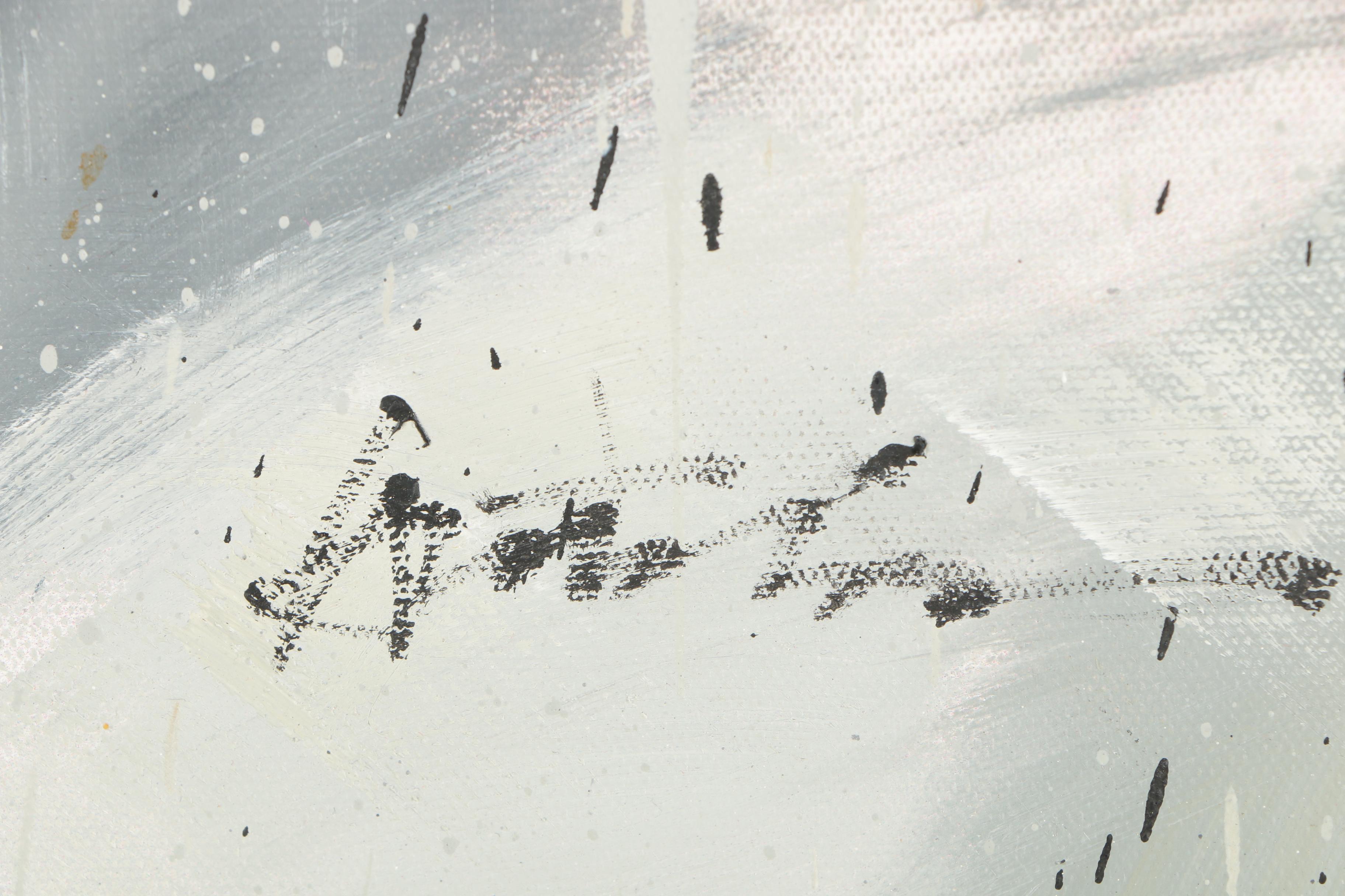 Oil Painting of Horse Stampede