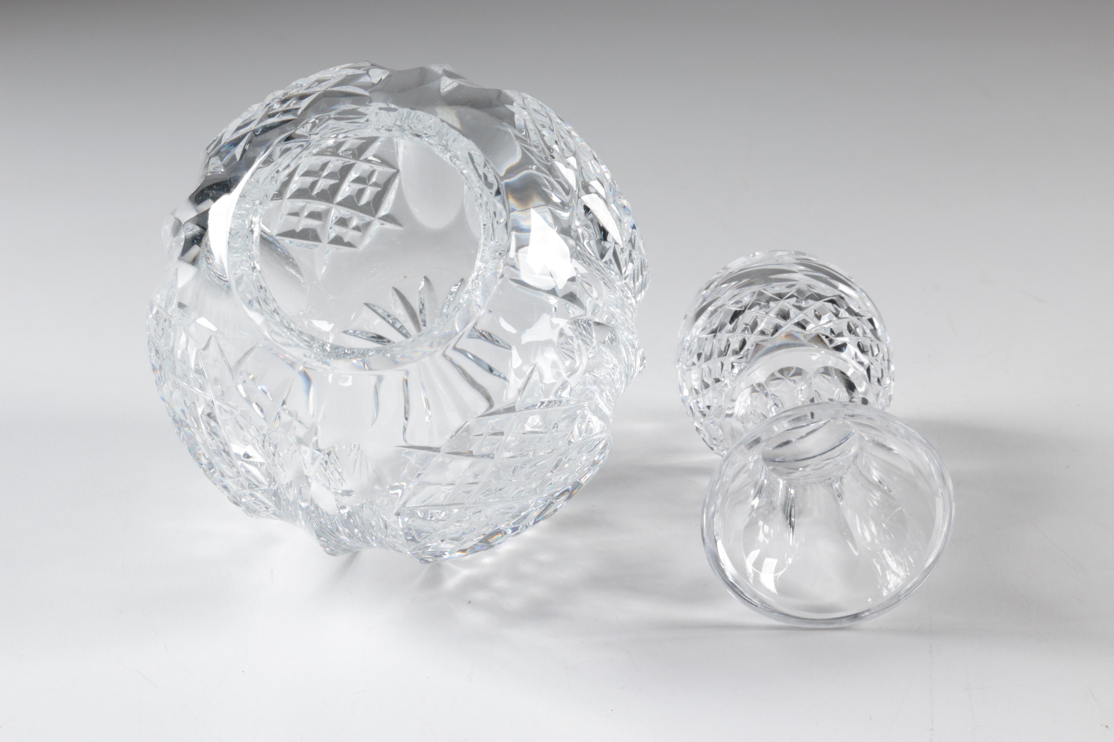 Waterford Crystal Vases and Ash Receiver