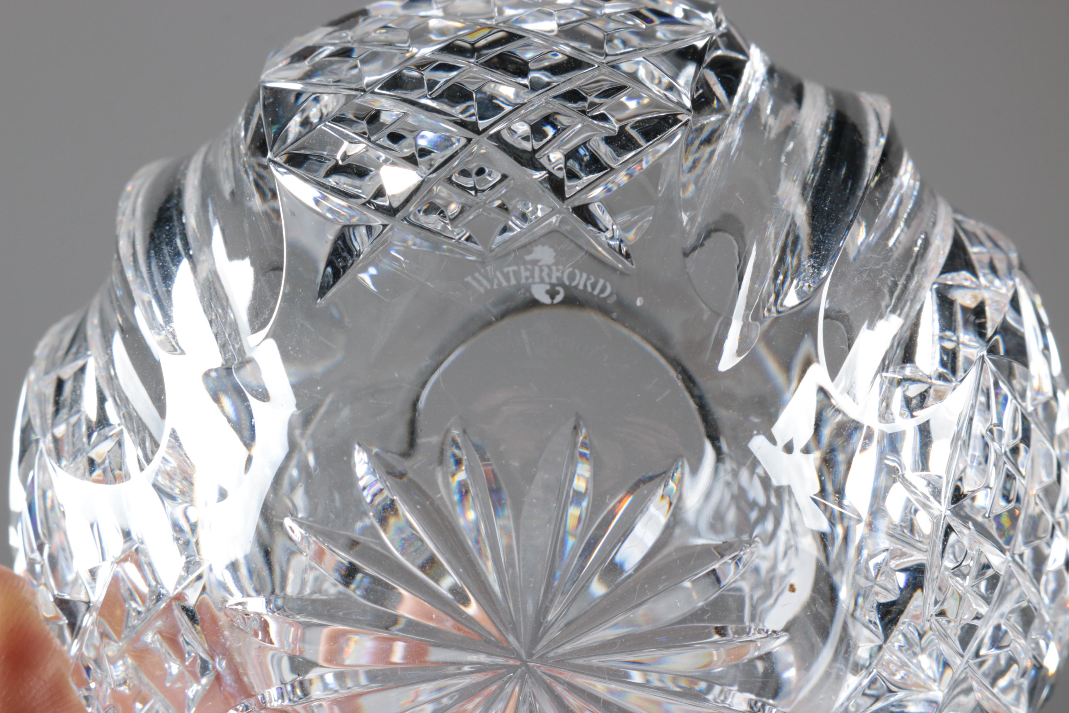 Waterford Crystal Vases and Ash Receiver