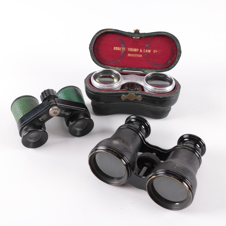 Vintage and Antique Opera Glasses and Binoculars Including Lemaire