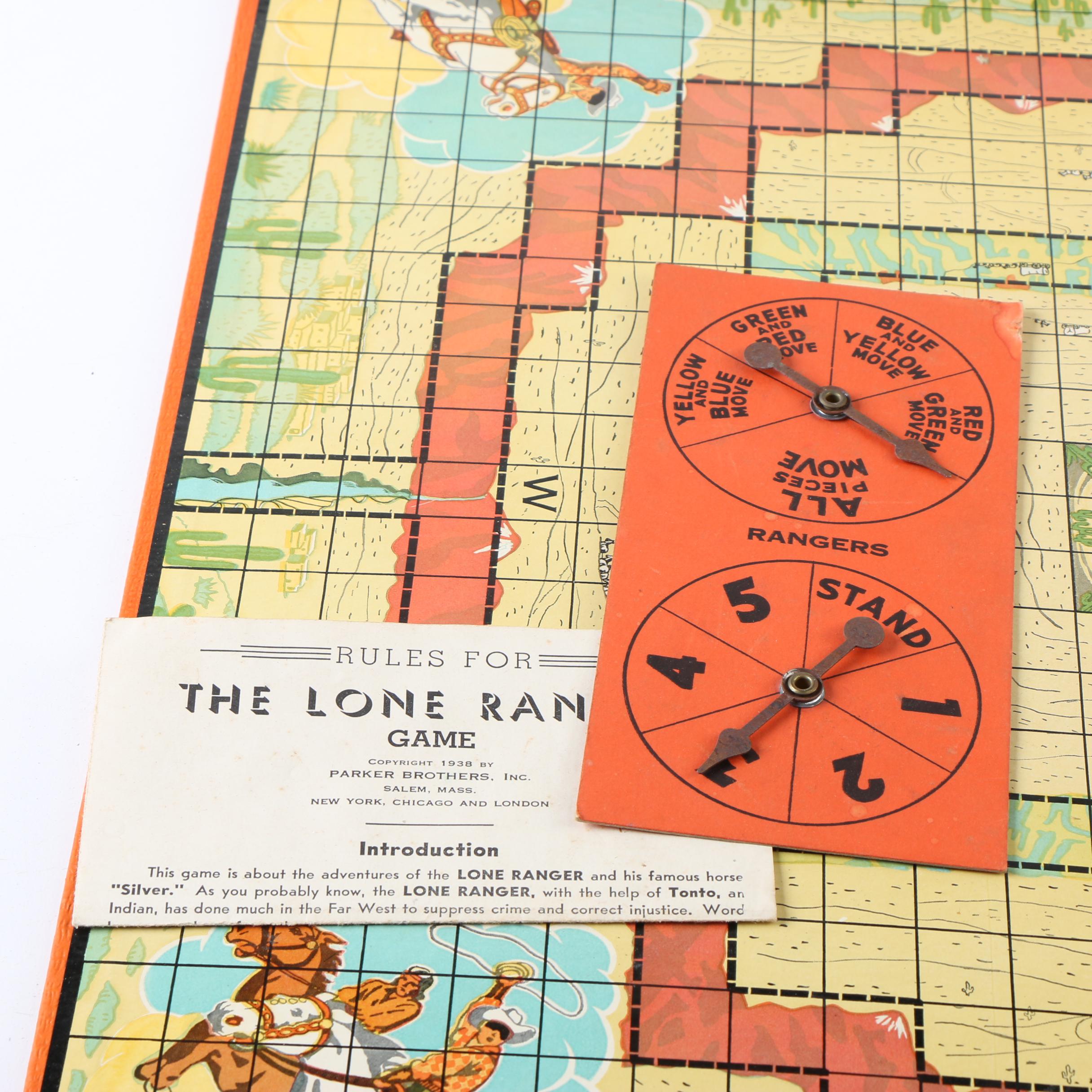 1938 Parker Brothers "The Lone Ranger Game"