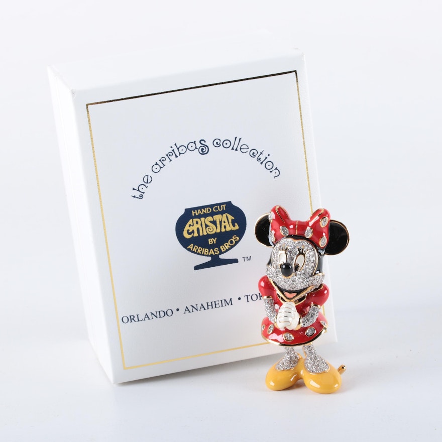 Arribas Brothers Swarovski Disney Jeweled "Minnie Mouse" Figurine