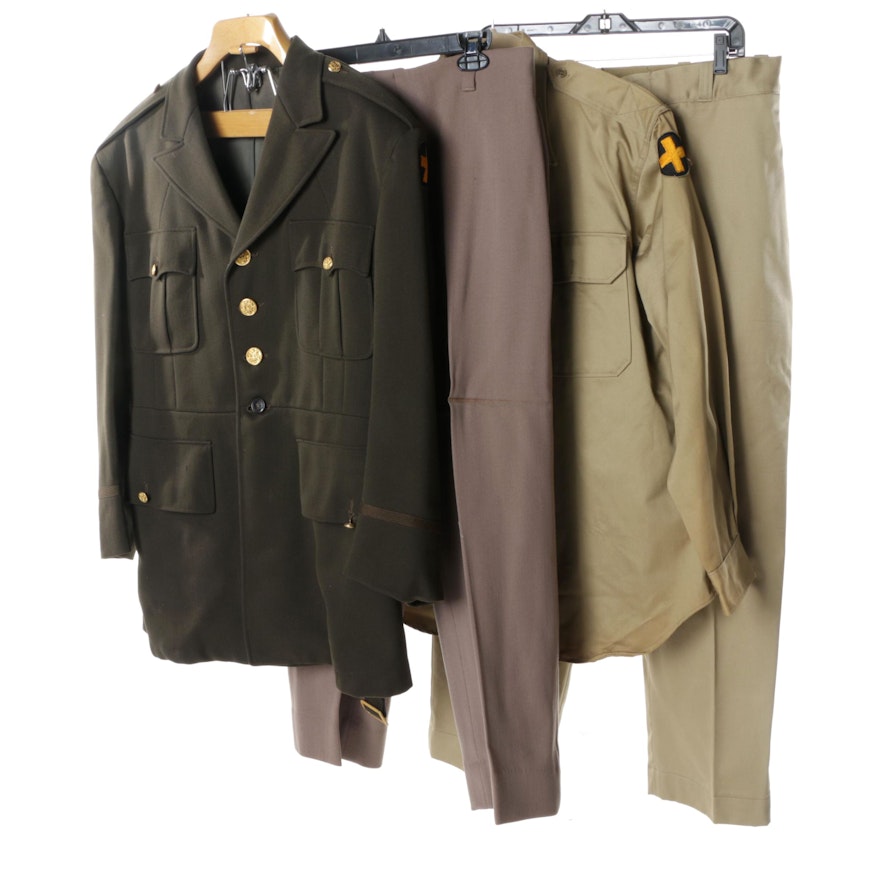 Men's Vintage Army Dress Uniforms