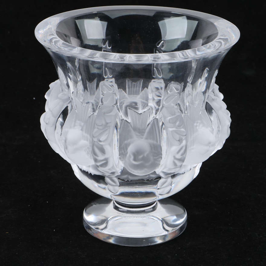 Lalique "Love Birds" Crystal Vase