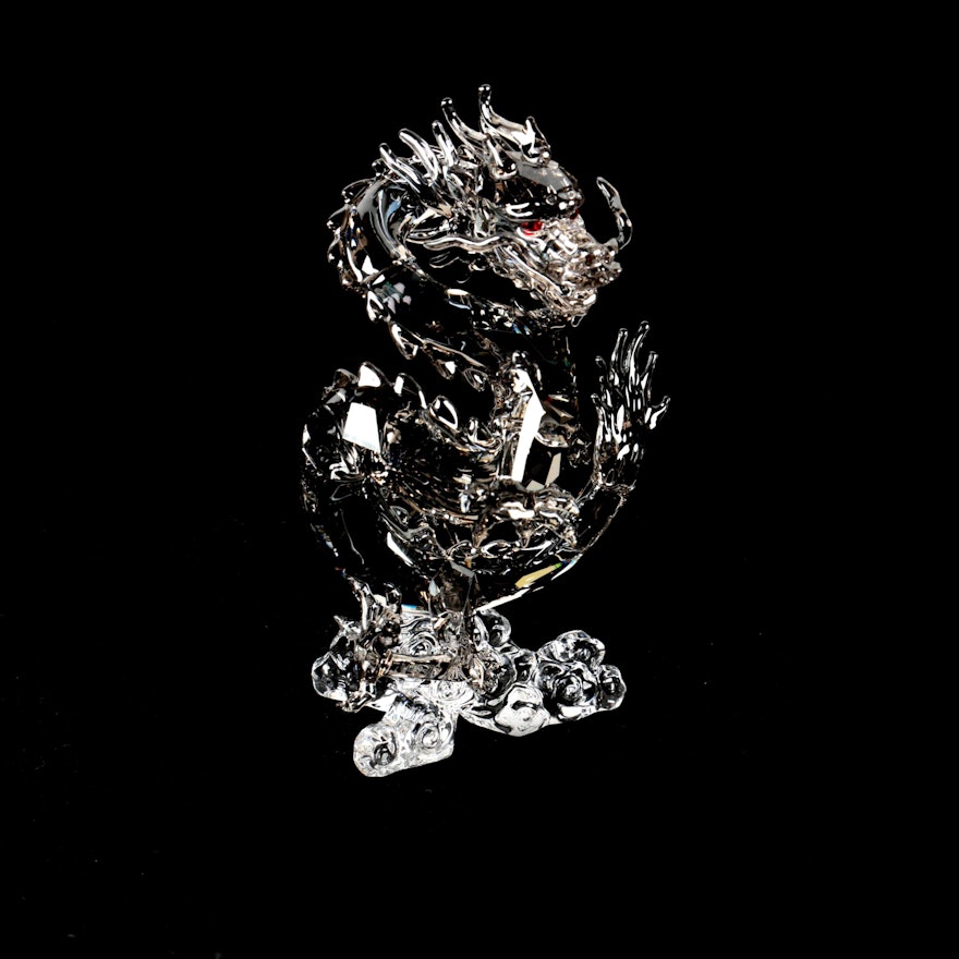 2012 Swarovski Crystal Society Jubilee Edition "Dragon" Figurine