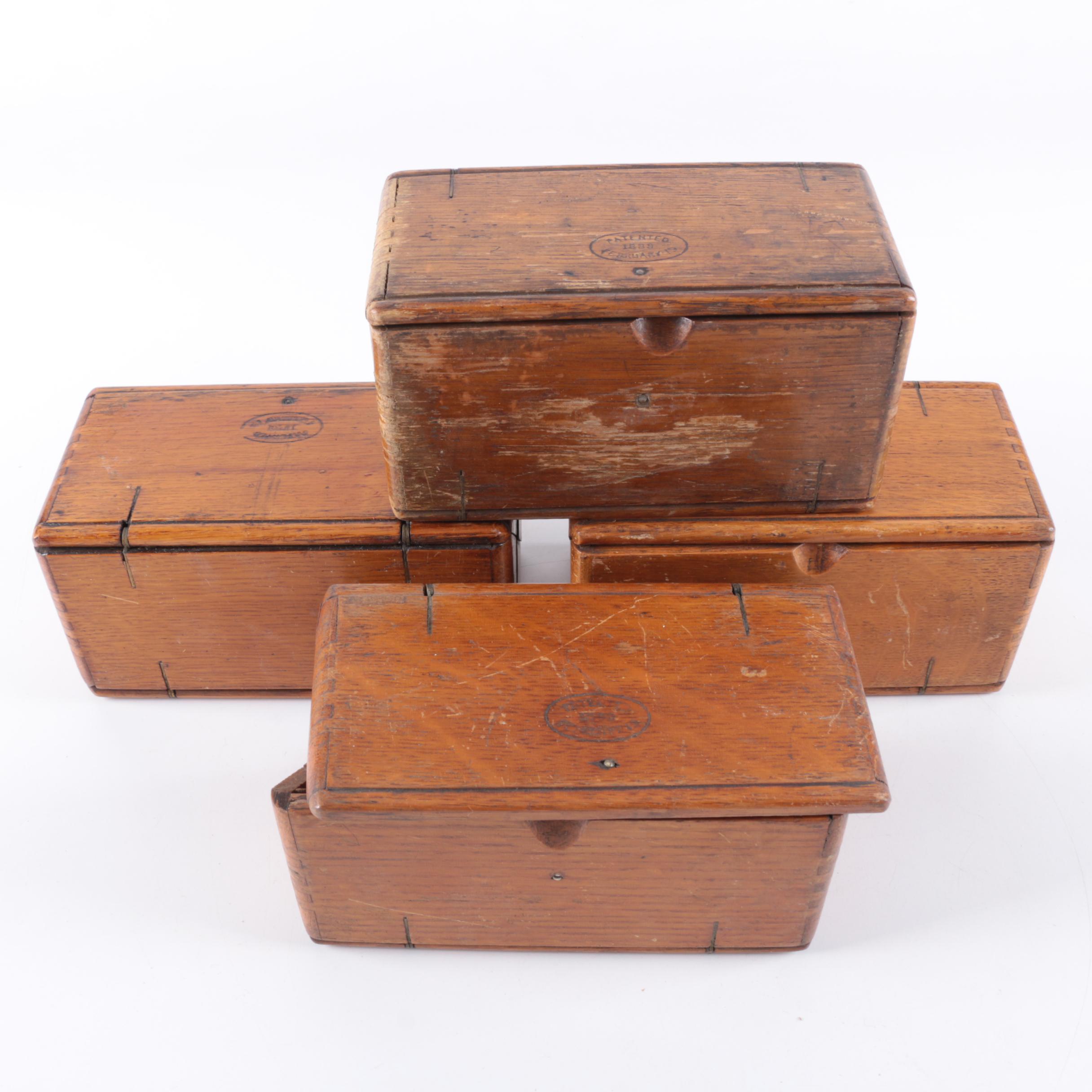 Vintage Singer Sewing Machine Puzzle Boxes