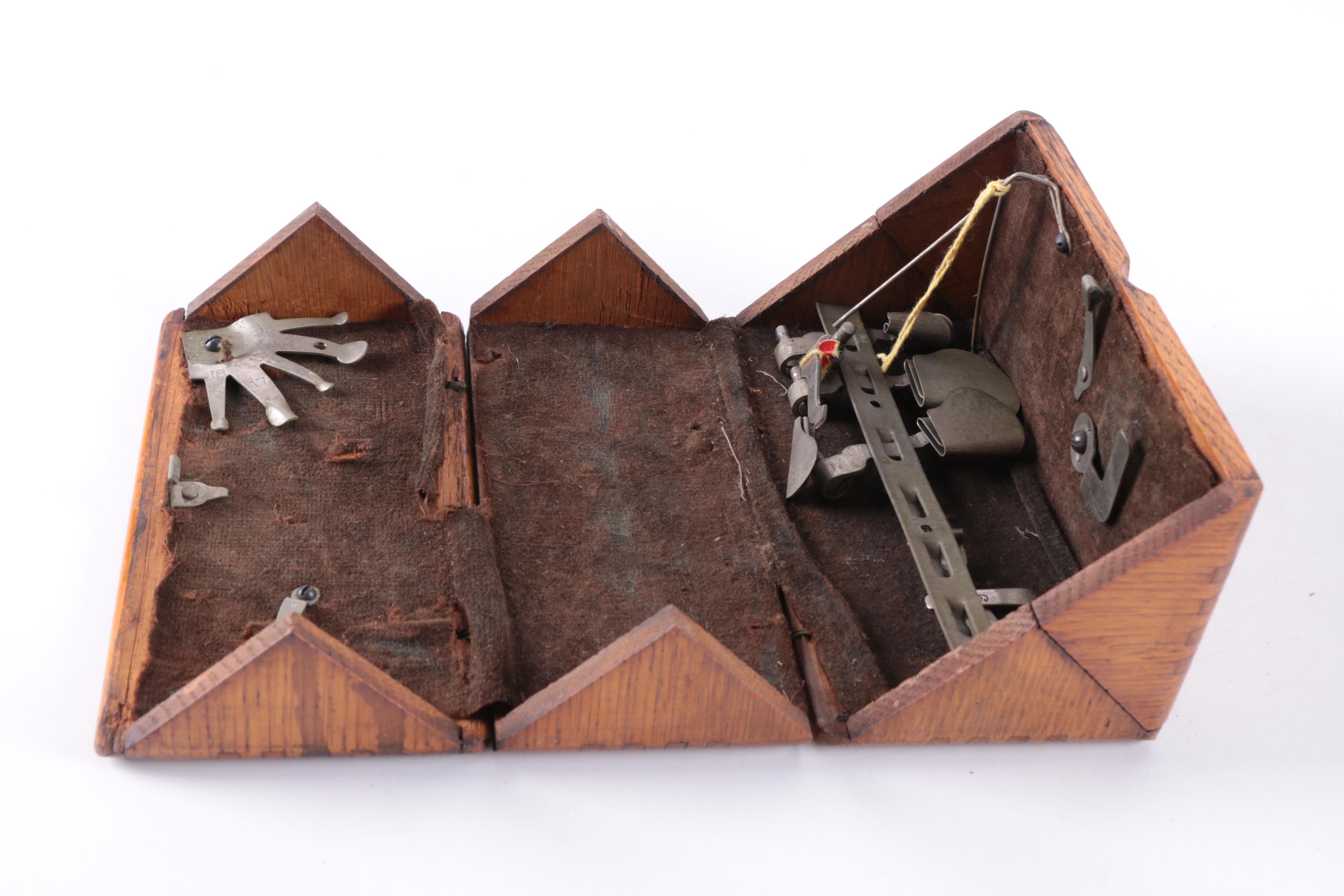 Vintage Singer Sewing Machine Puzzle Boxes