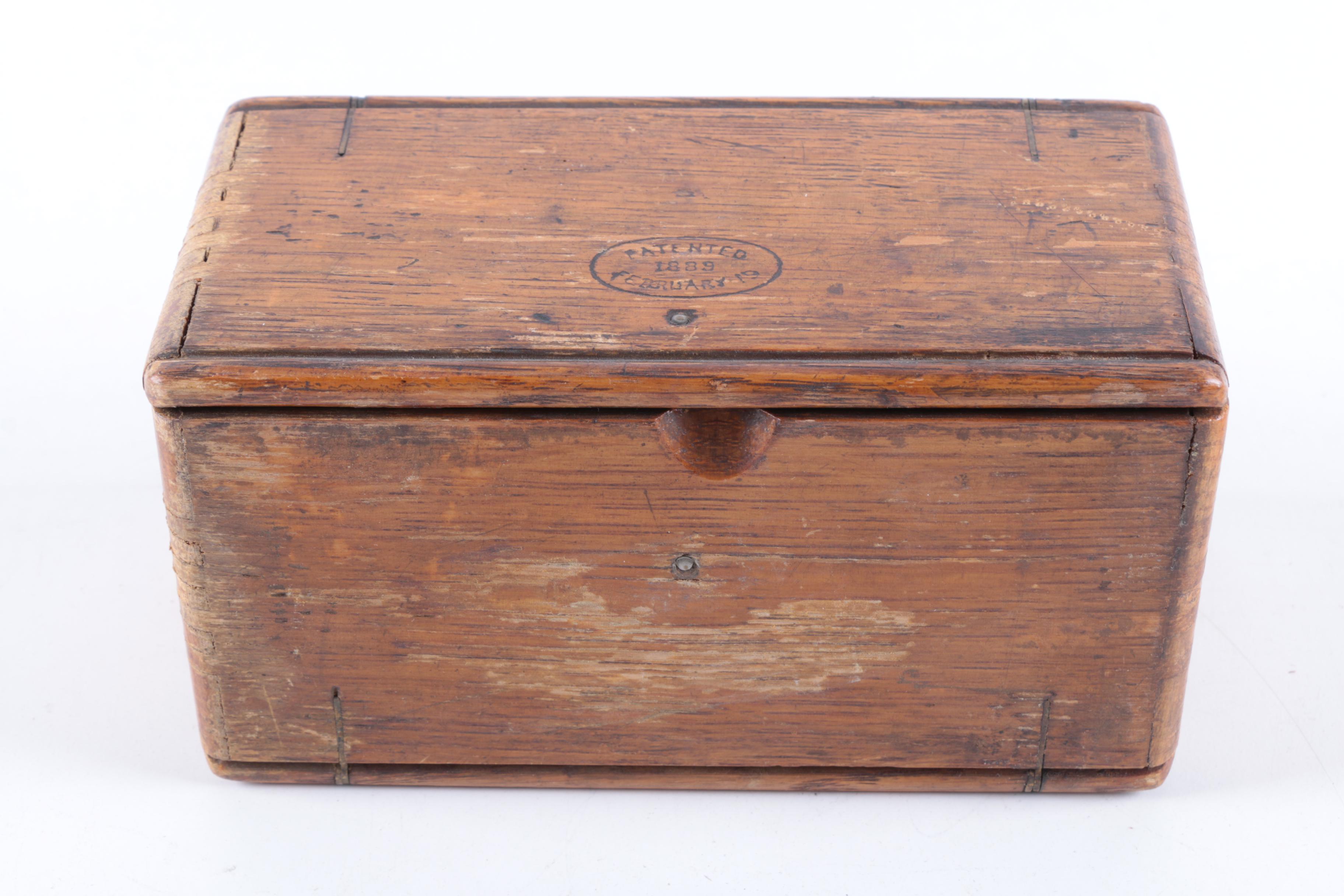 Vintage Singer Sewing Machine Puzzle Boxes