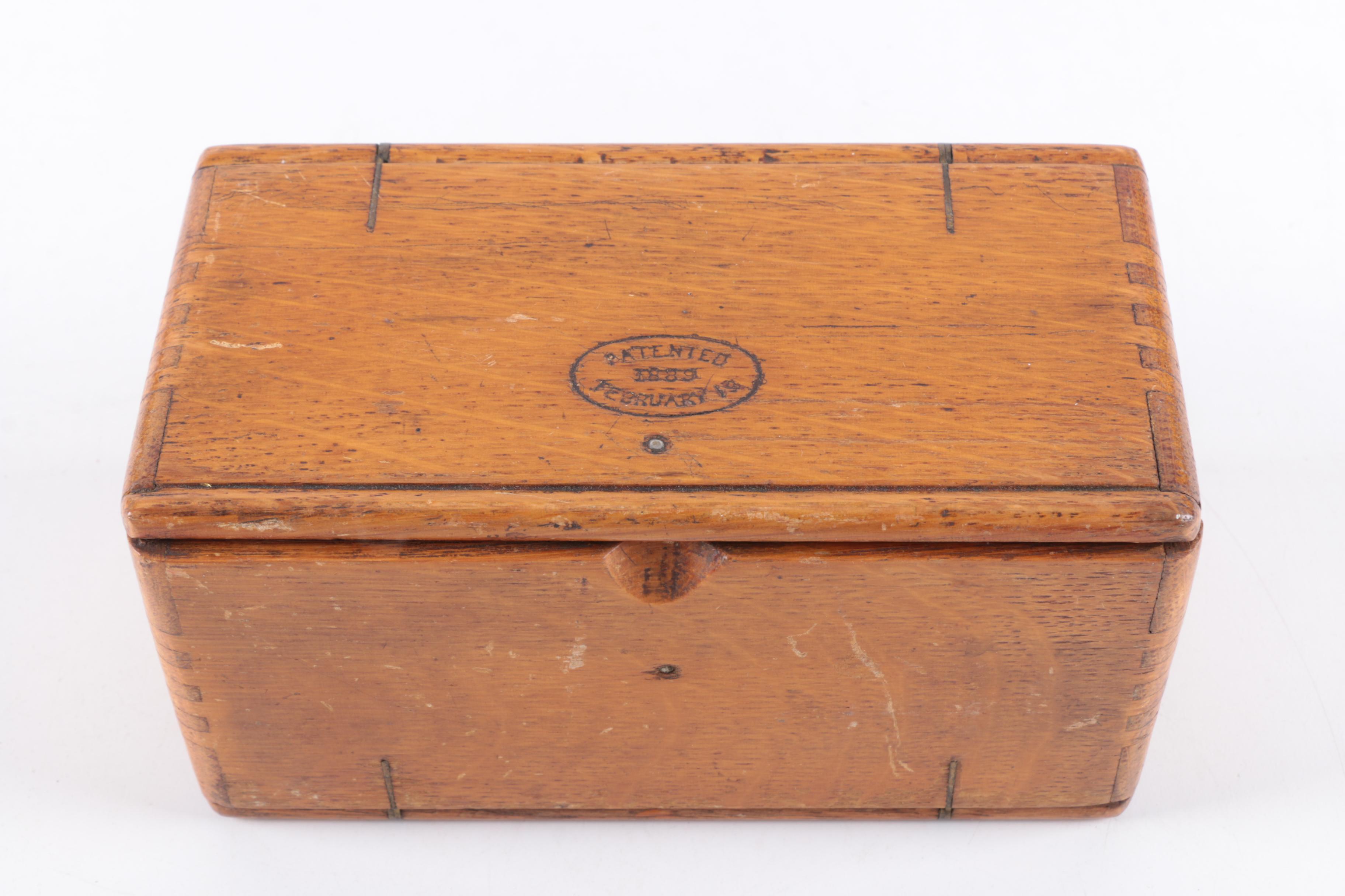 Vintage Singer Sewing Machine Puzzle Boxes