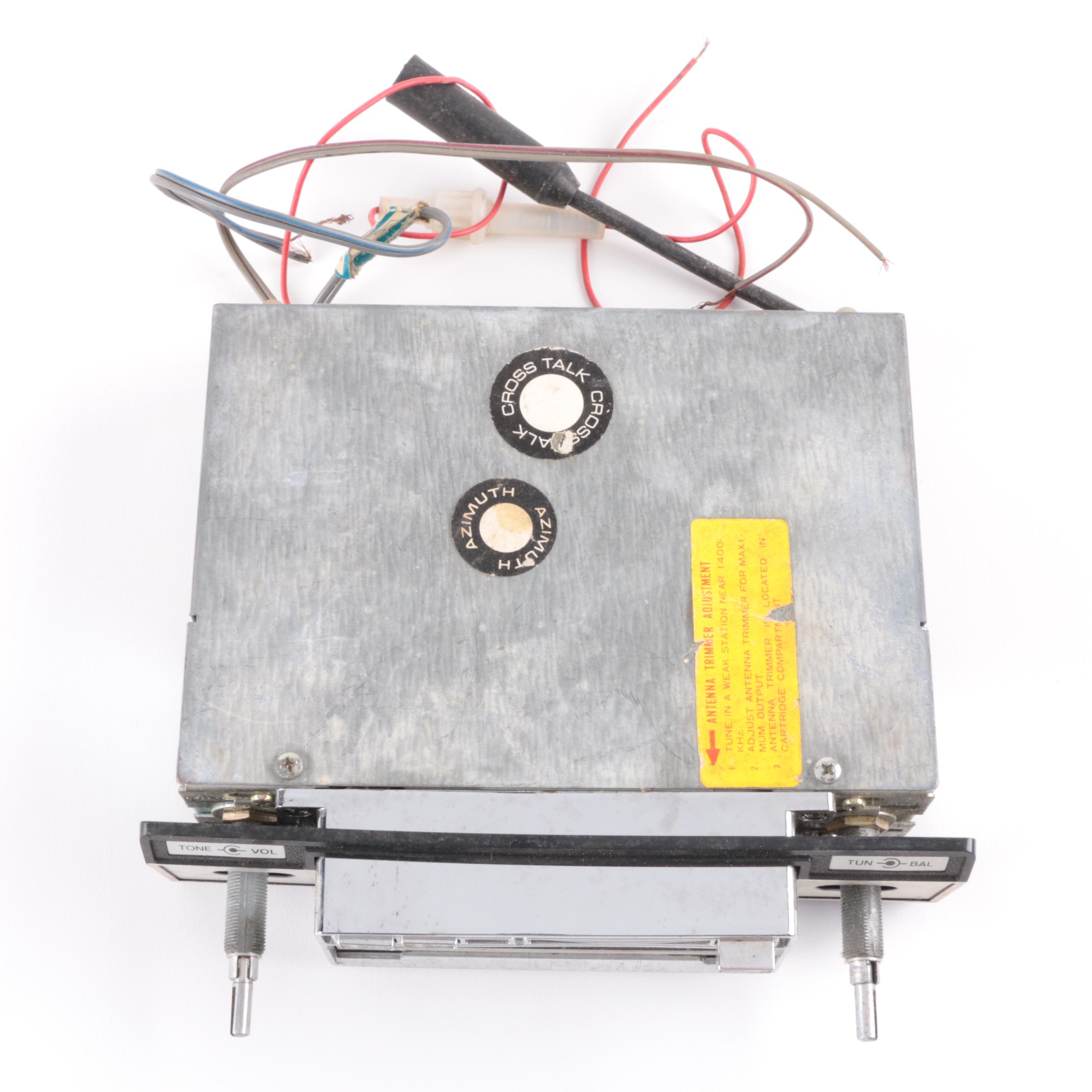 Vintage Lake 8-Track Car Stereo Player with AM/FM-MPX Radio