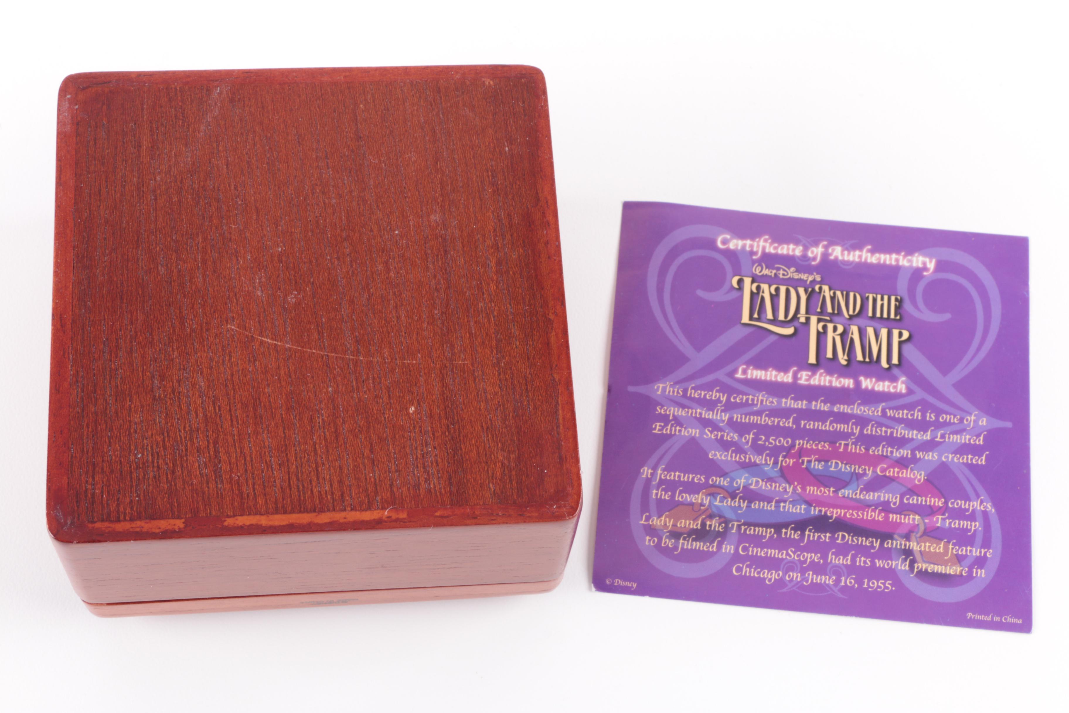 Limited Edition Lady and the Tramp Disney Watch