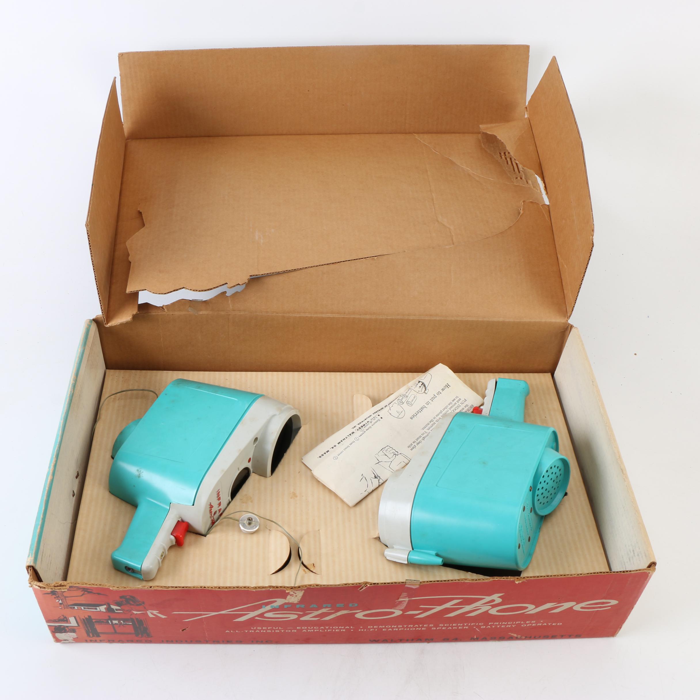 1960s Infrared Industries Inc. "Astro-Phone" Walkie Talkies