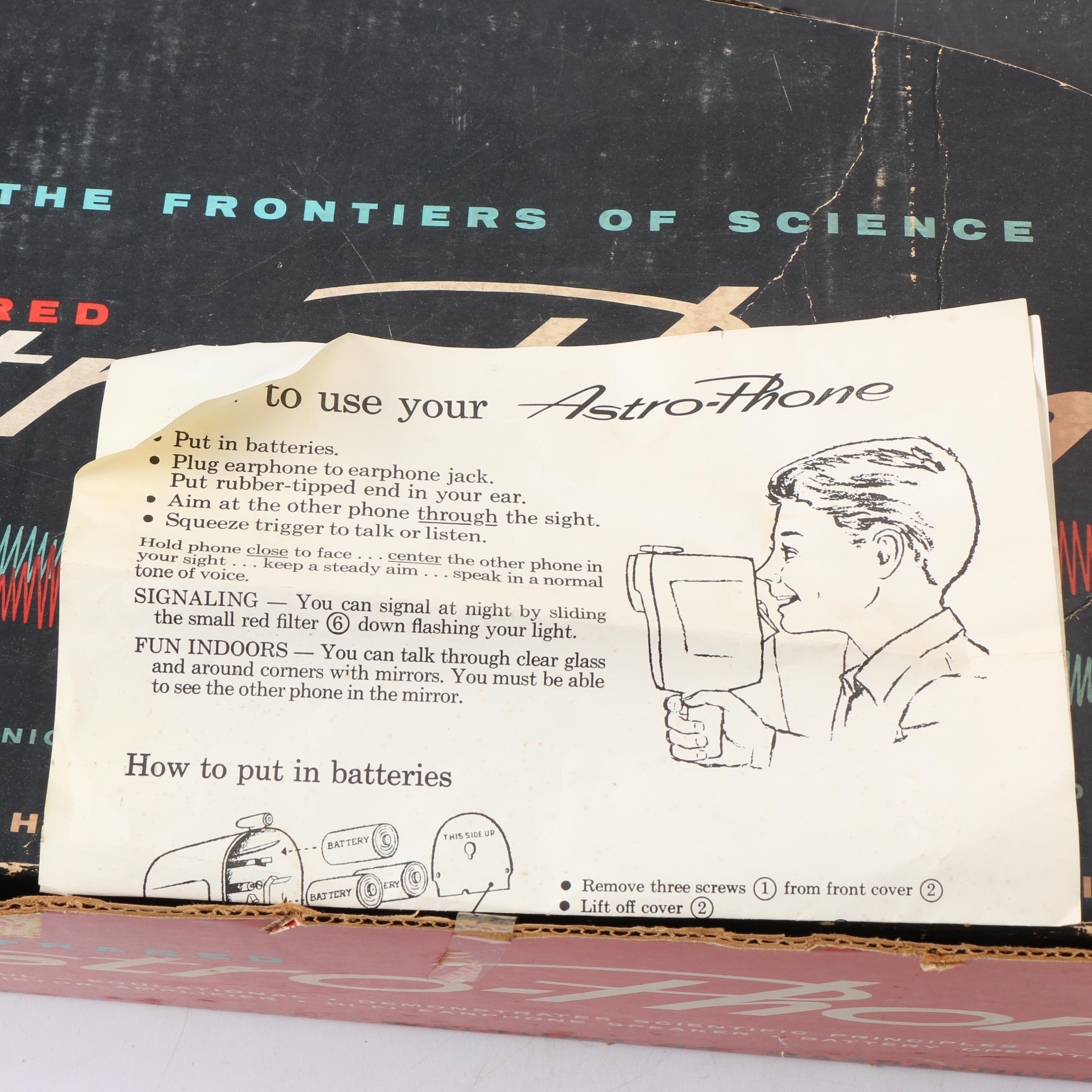 1960s Infrared Industries Inc. "Astro-Phone" Walkie Talkies