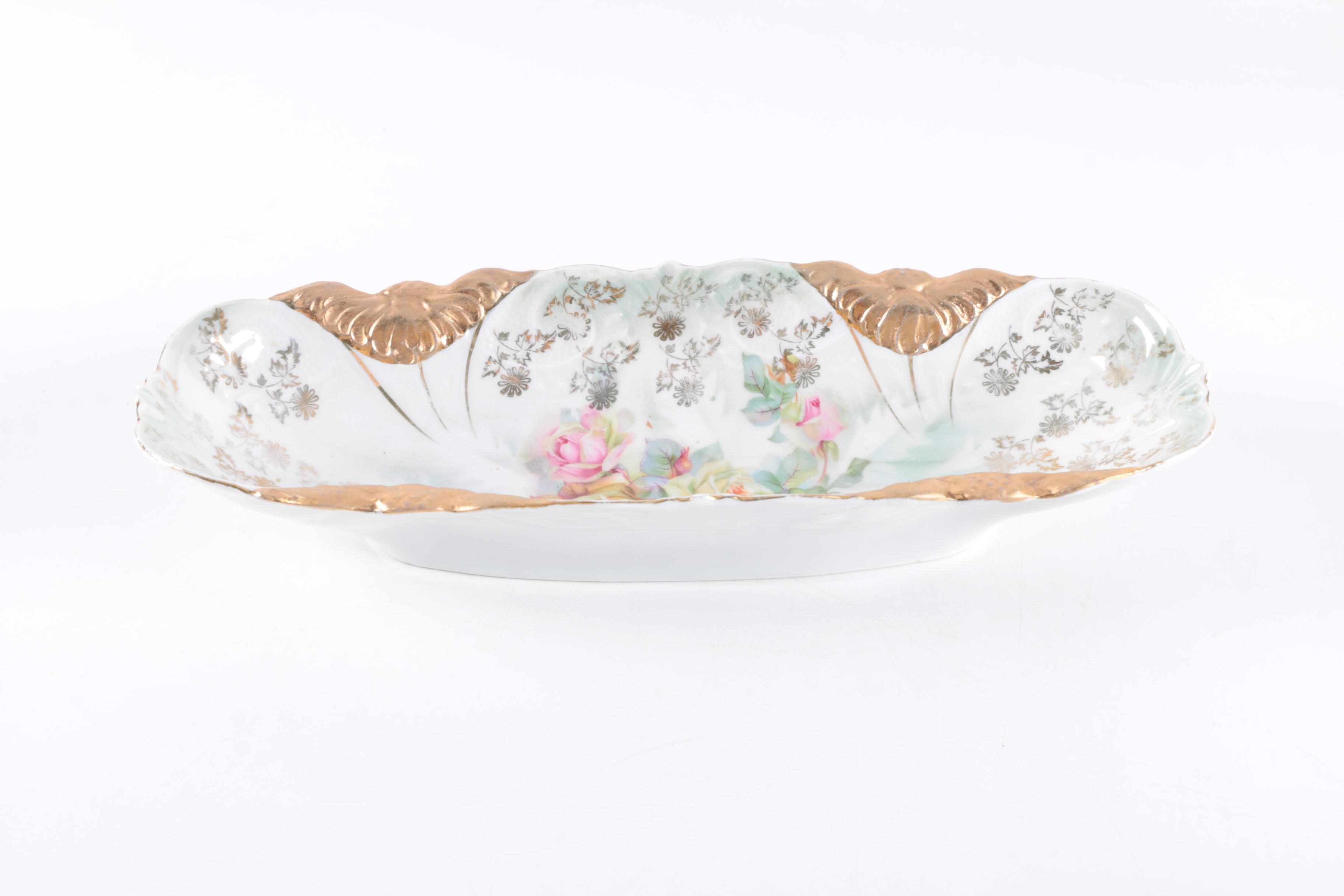 Reed & Barton Silver Plate Pitcher and Other Silver Plate and Porcelain