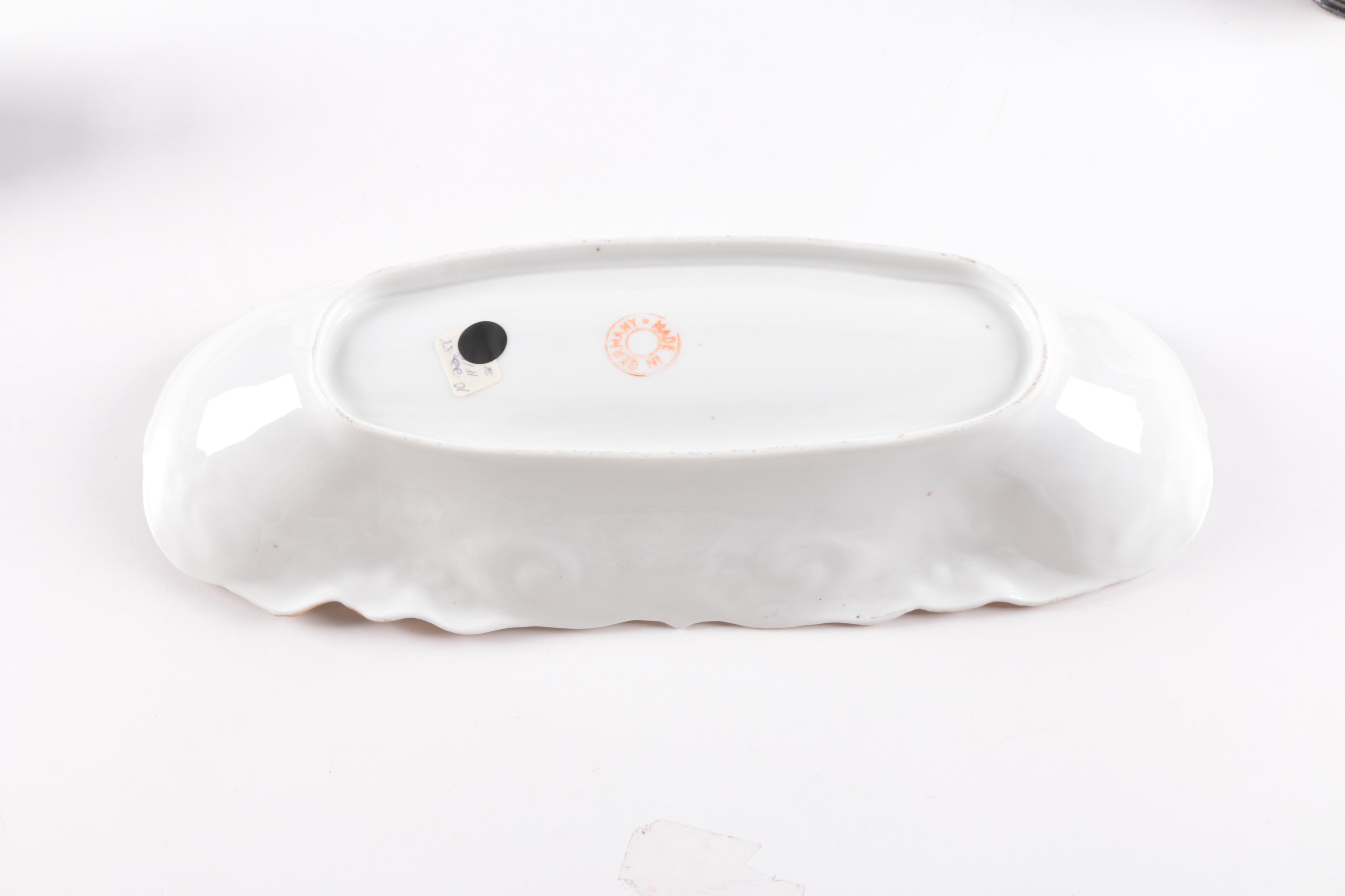 Reed & Barton Silver Plate Pitcher and Other Silver Plate and Porcelain