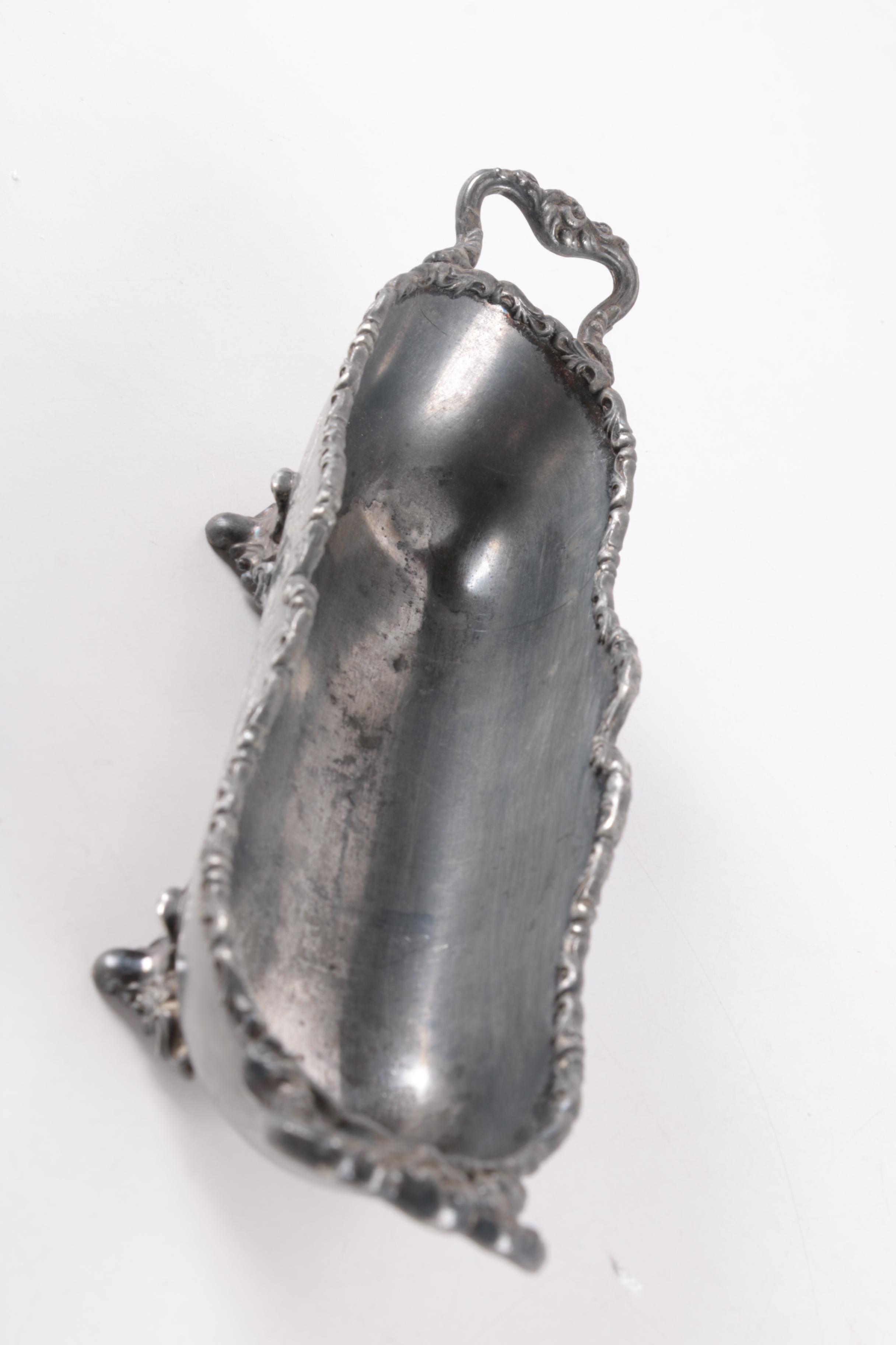 Reed & Barton Silver Plate Pitcher and Other Silver Plate and Porcelain