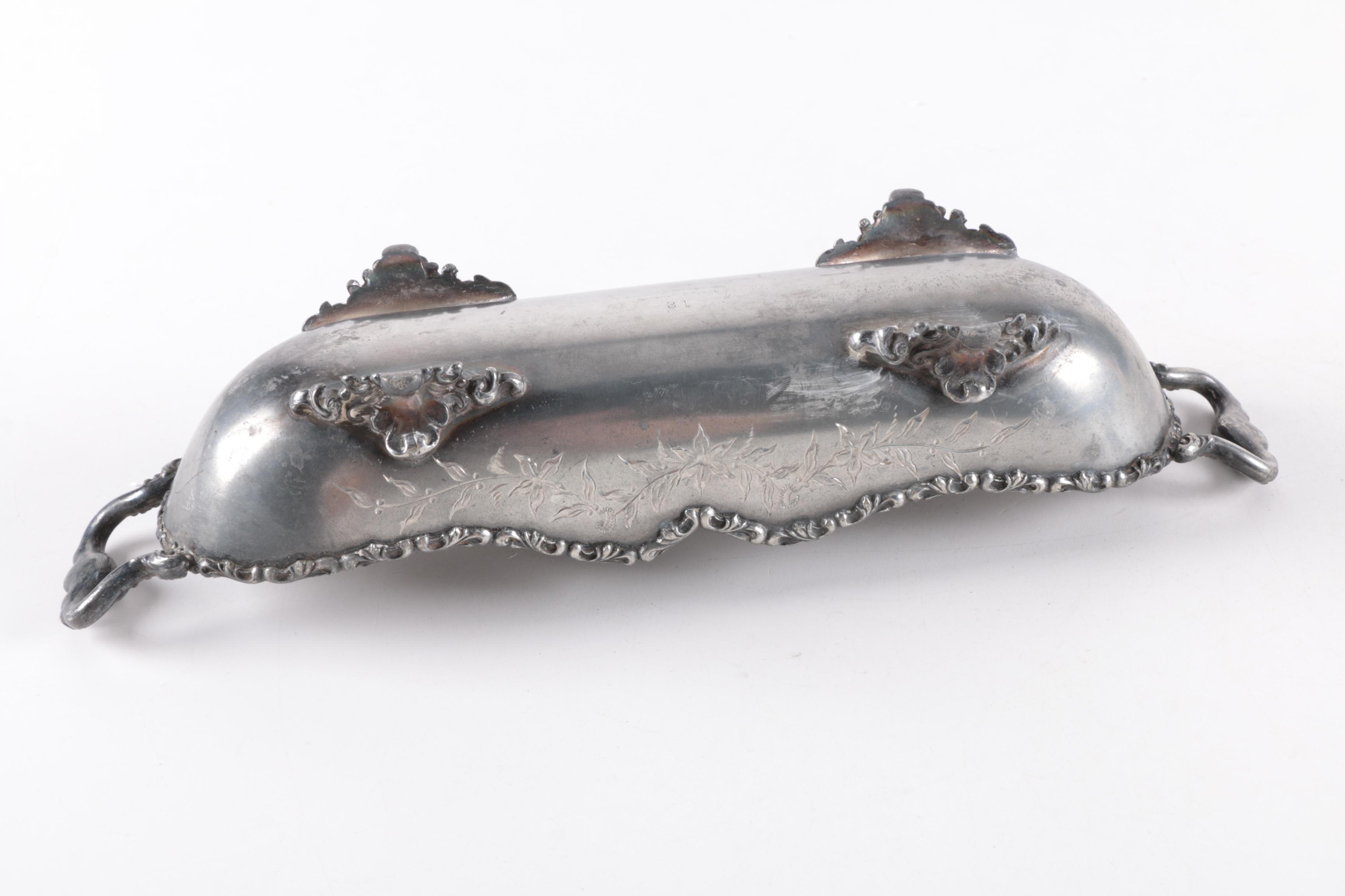 Reed & Barton Silver Plate Pitcher and Other Silver Plate and Porcelain