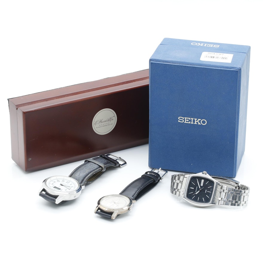 Assortment of Silver Tone Wristwatches