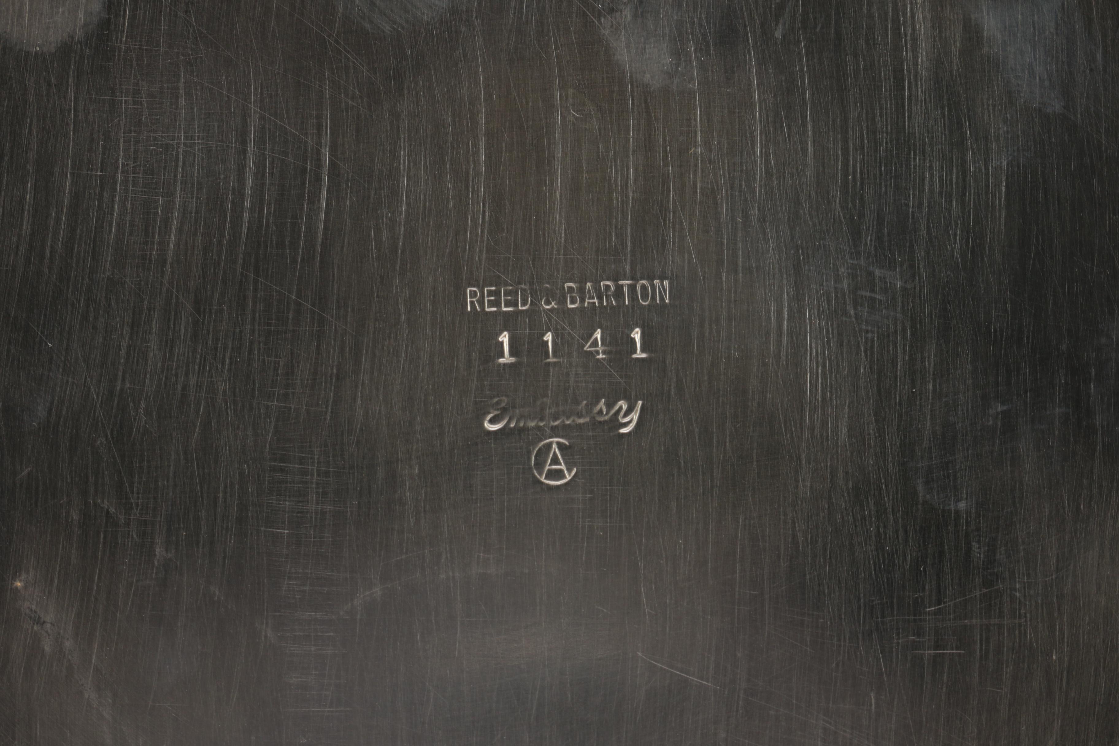 1964 Reed & Barton "Embassy" Silver Plate Trophy Dish and Pewter Porringer Bowl