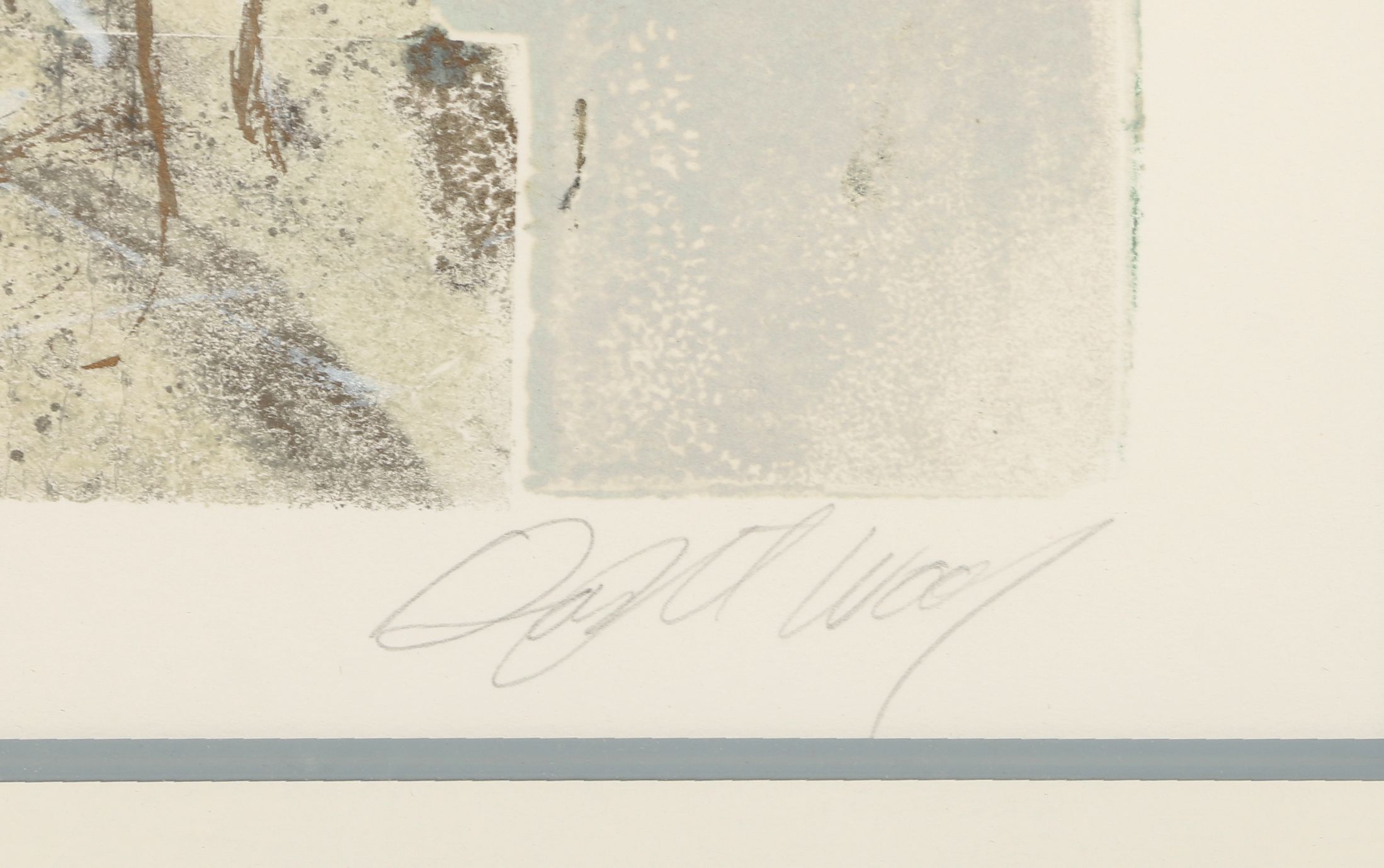 David Wood Collograph Print "Venician I"