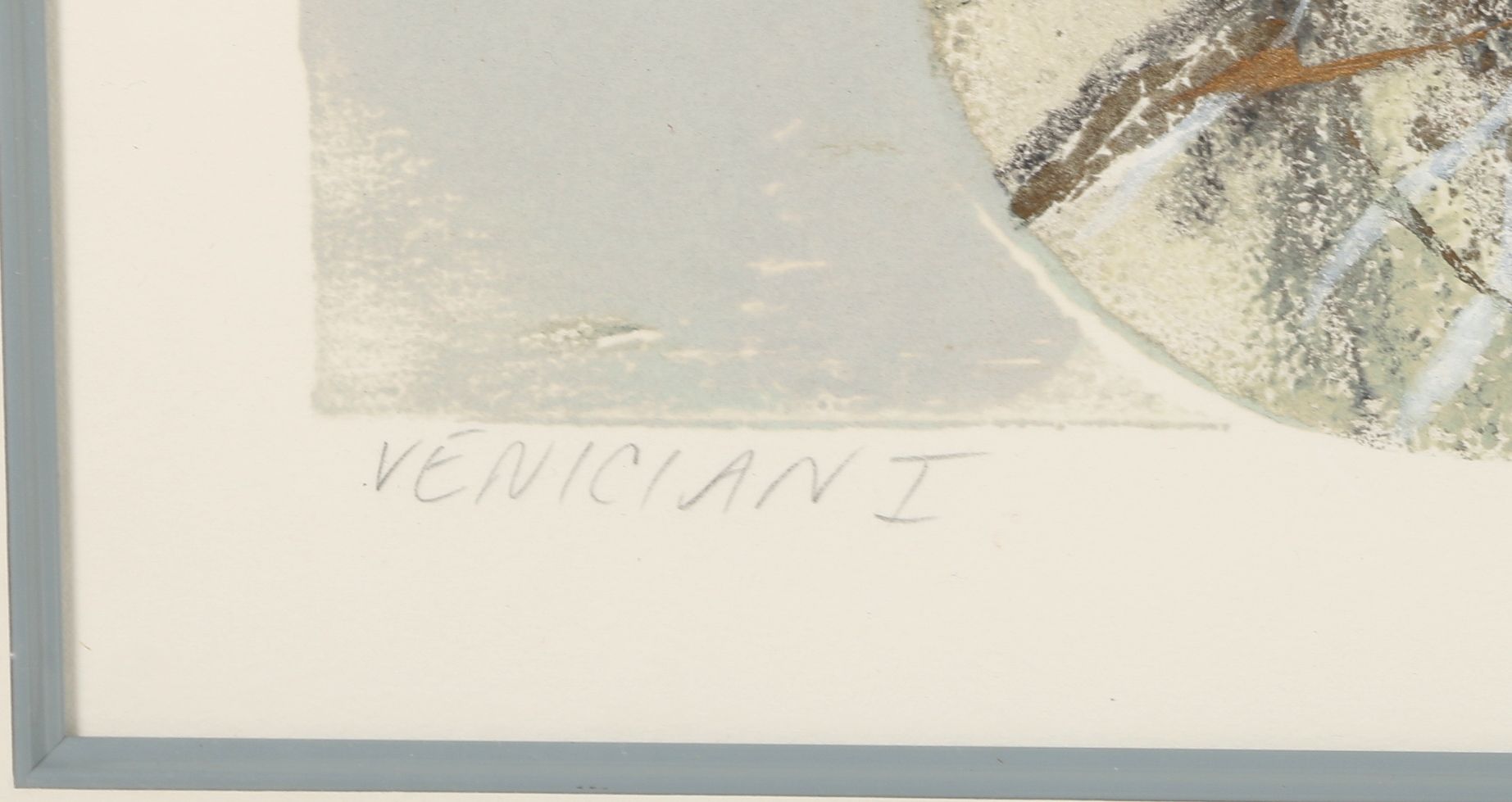 David Wood Collograph Print "Venician I"