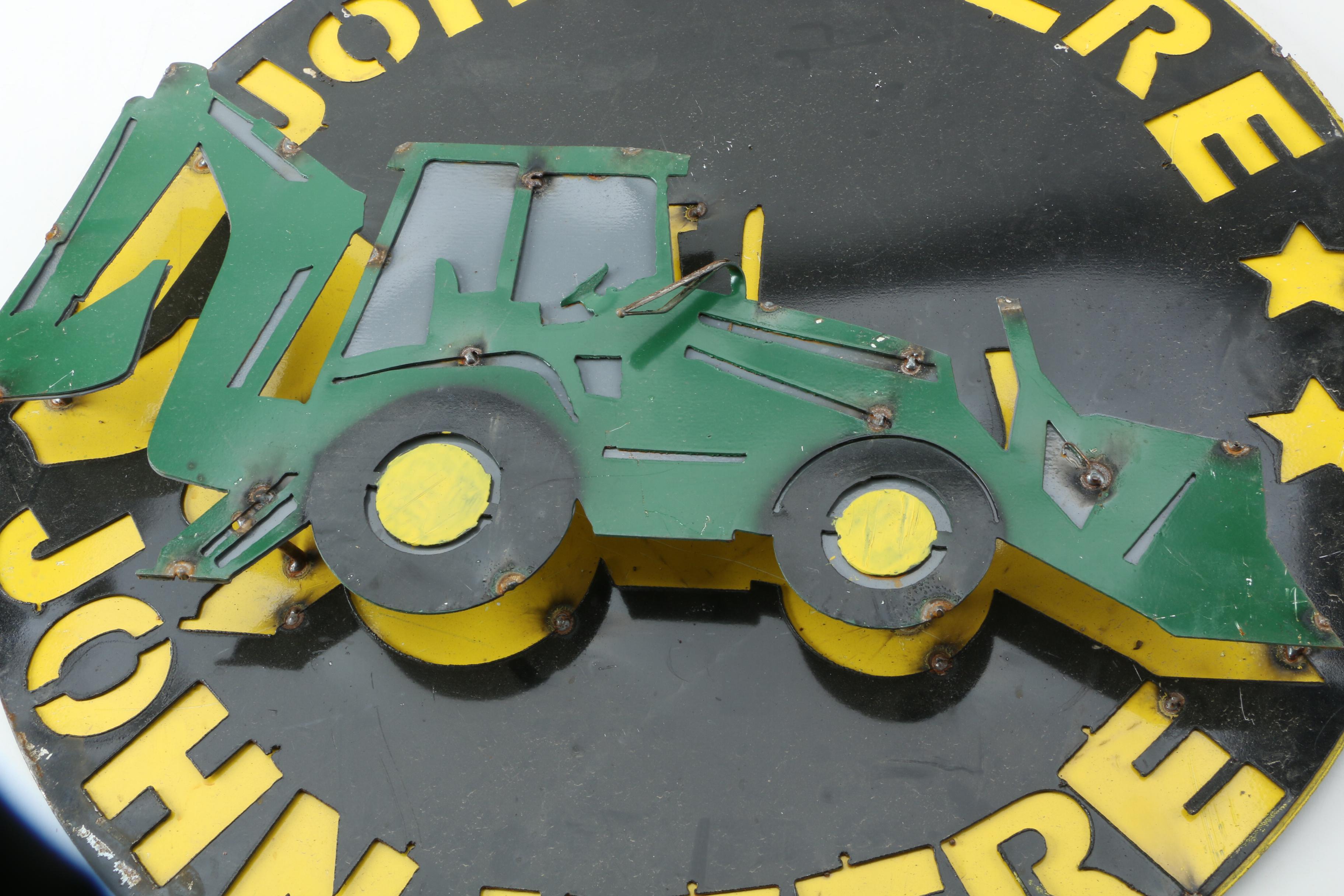 John Deere Metal Sign