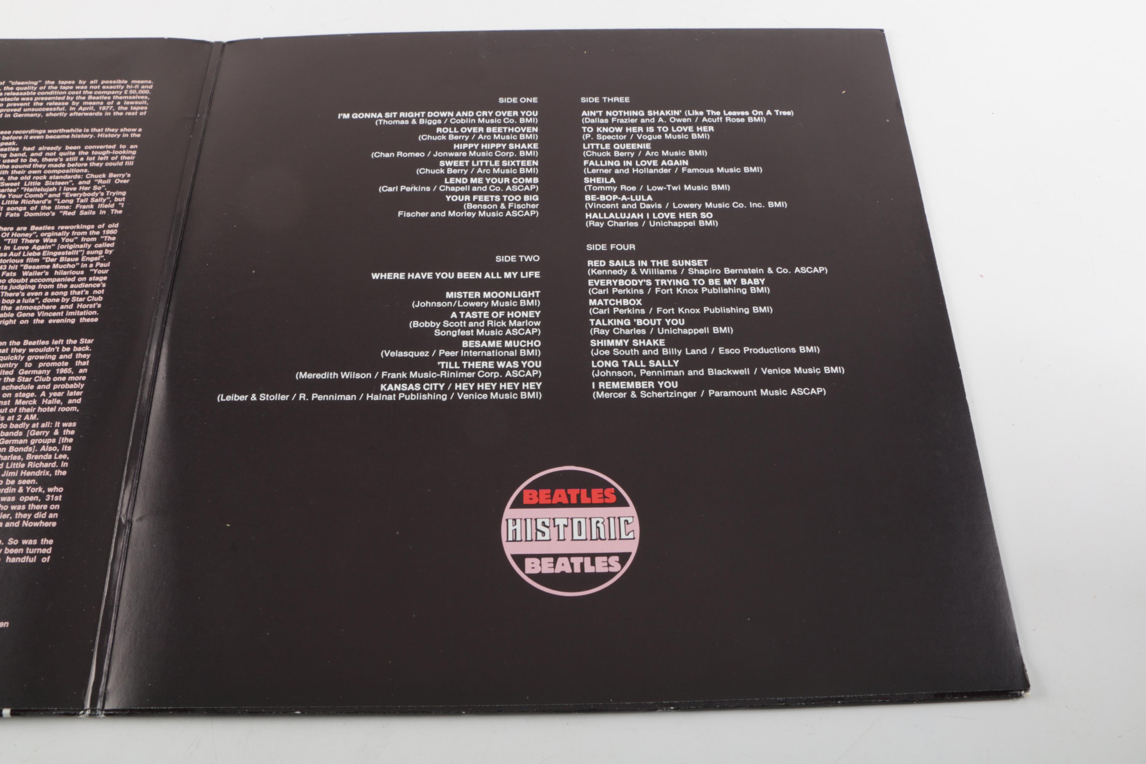 "The Beatles Live At The Star-Club In Hamburg Germany" Dutch Record Pressing