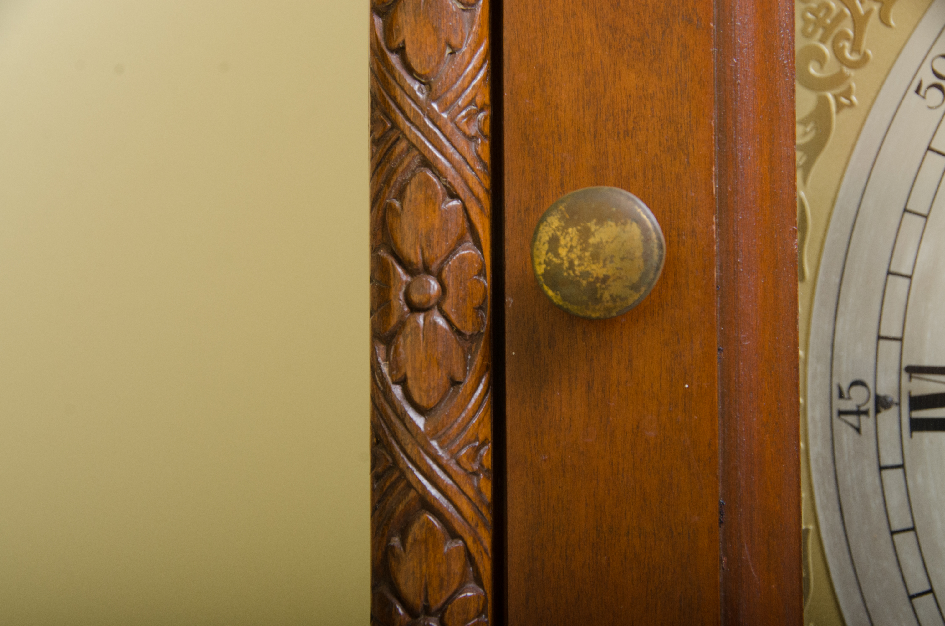 Vintage Hand-Crafted Urgos Grandfather Clock