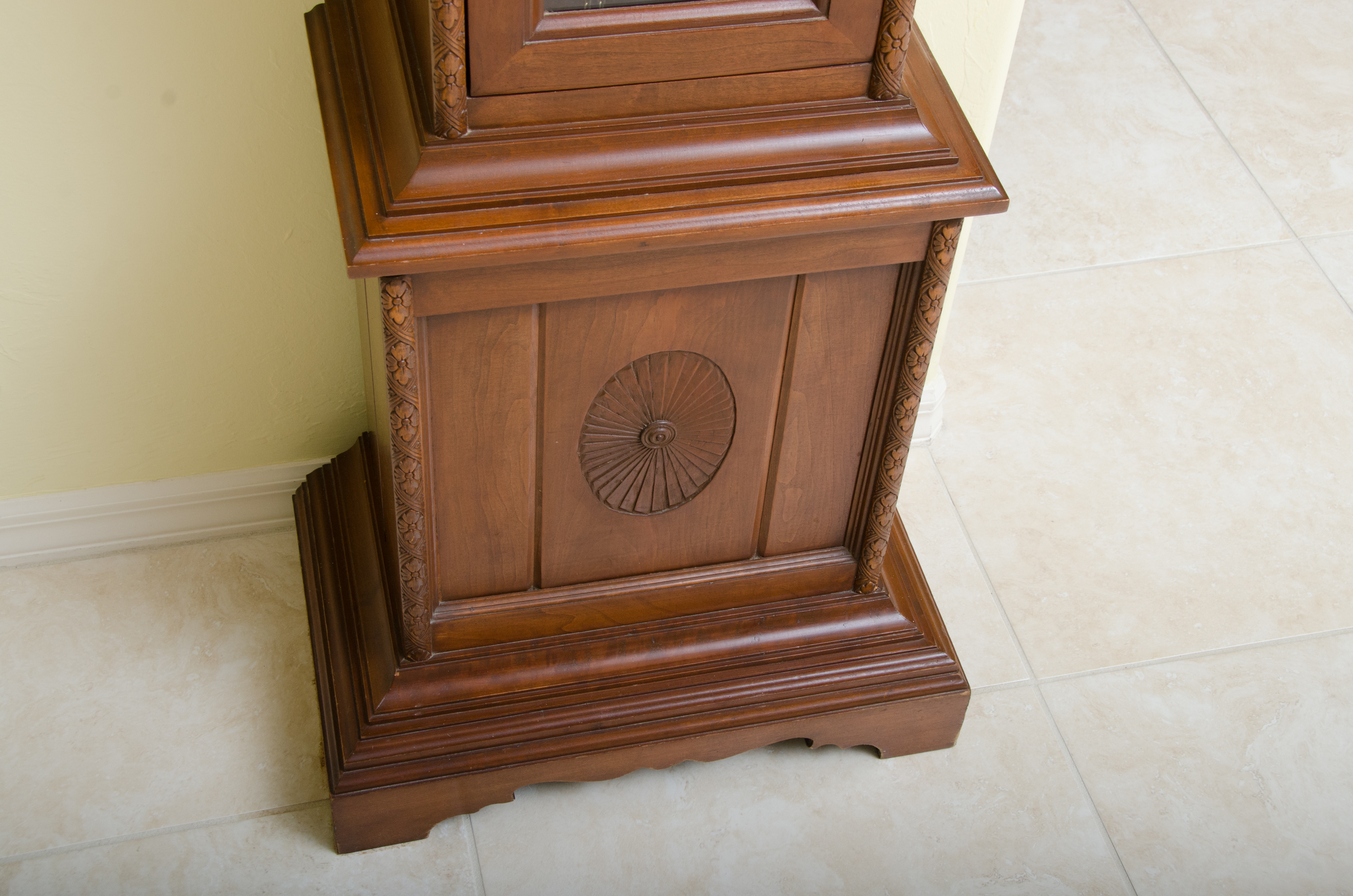 Vintage Hand-Crafted Urgos Grandfather Clock