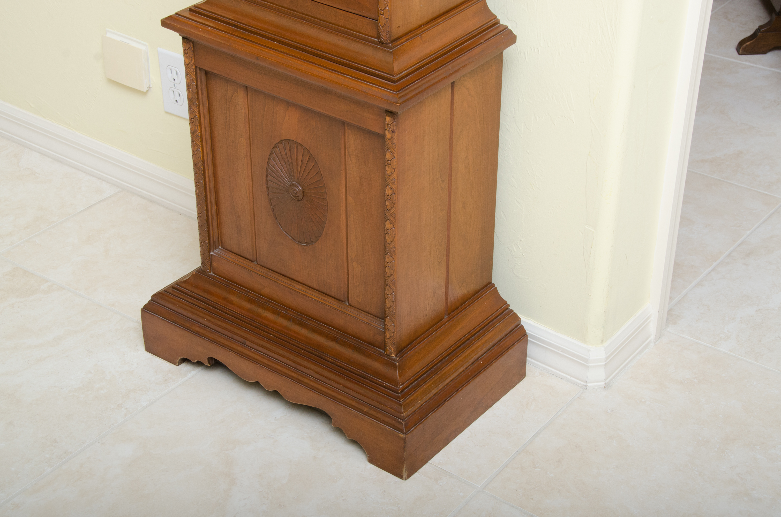 Vintage Hand-Crafted Urgos Grandfather Clock