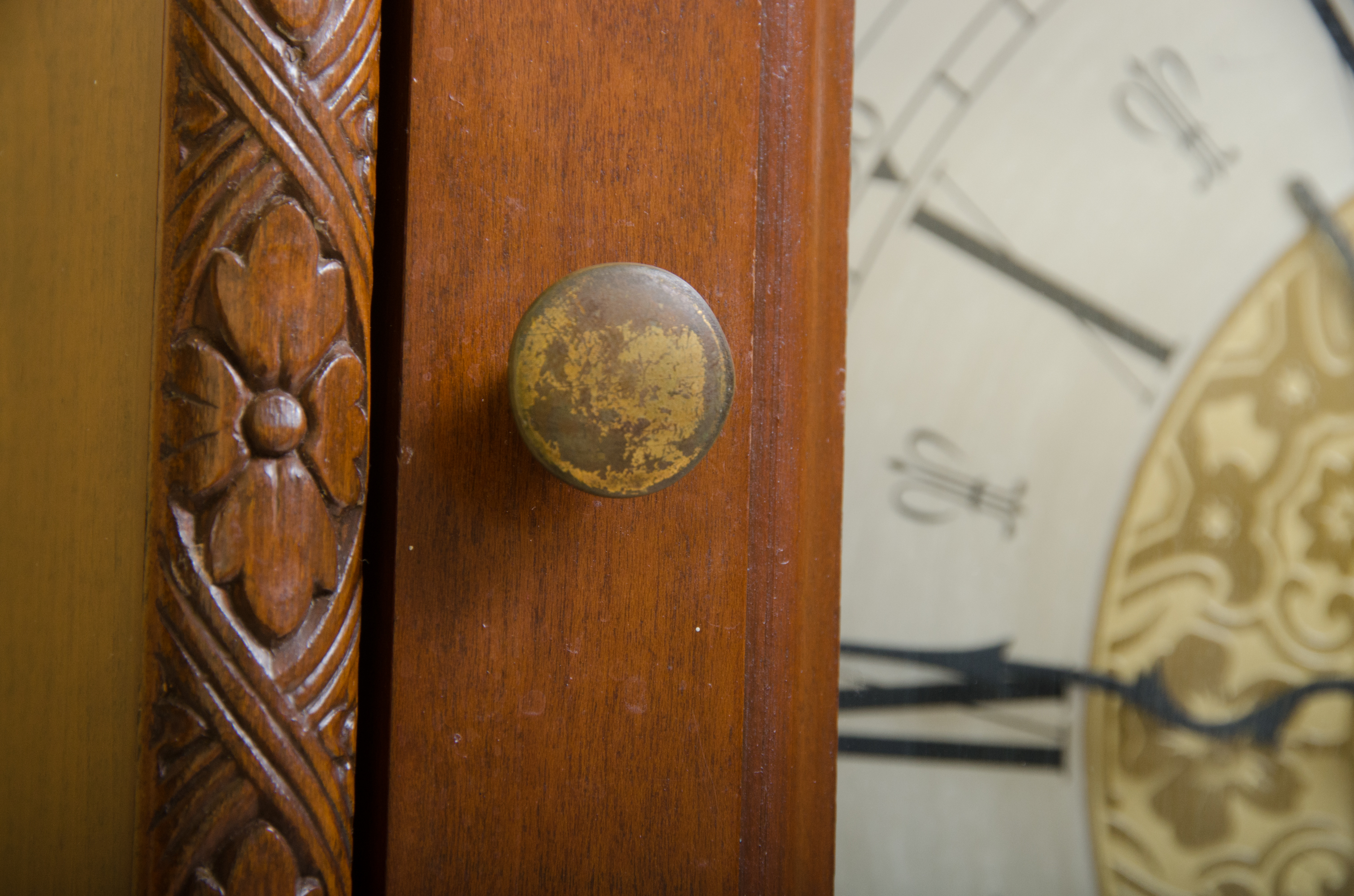 Vintage Hand-Crafted Urgos Grandfather Clock